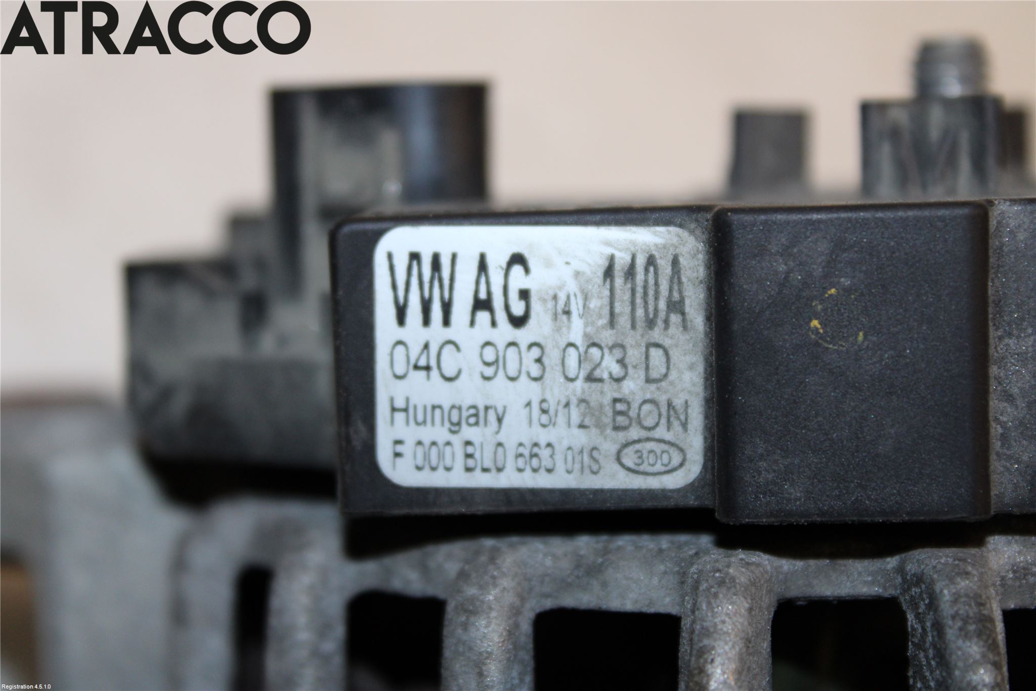 Volkswagen VW UP! / E-UP! Generator