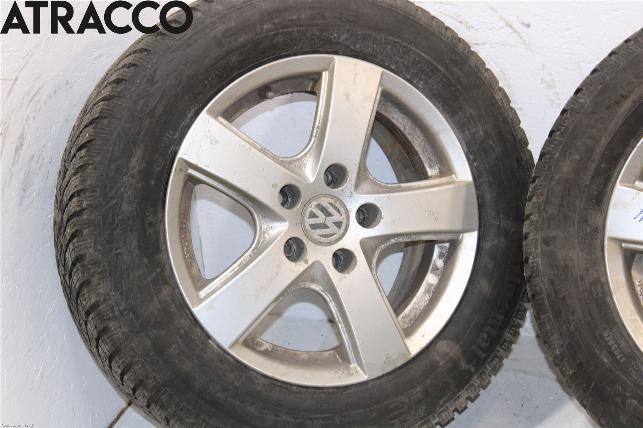 Volkswagen VW GOLF VI 09-13 Vinterdäck Alumfälg 4St