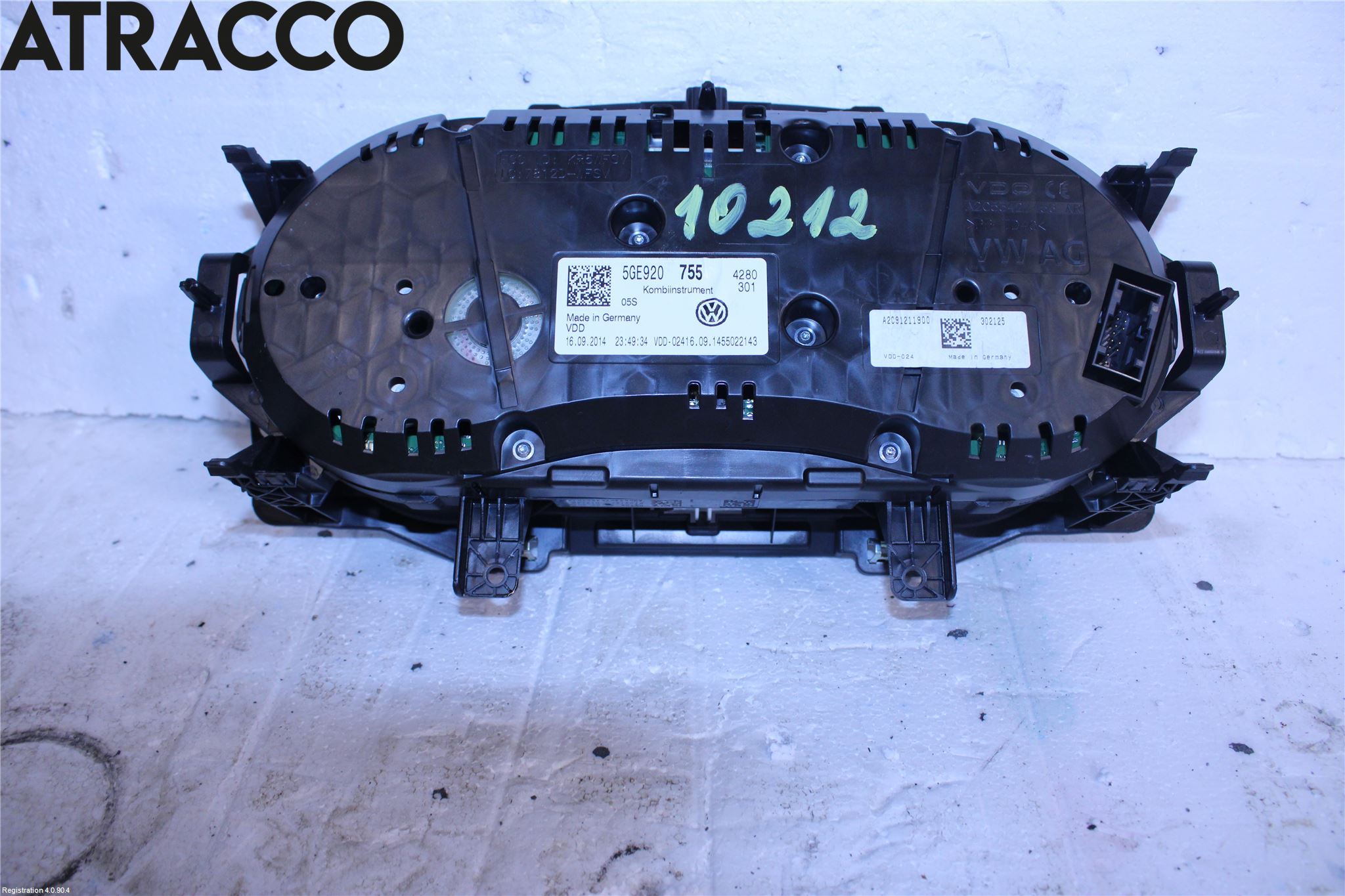 Volkswagen VW GOLF / E-GOLF VII 13-20 Instrument Hast