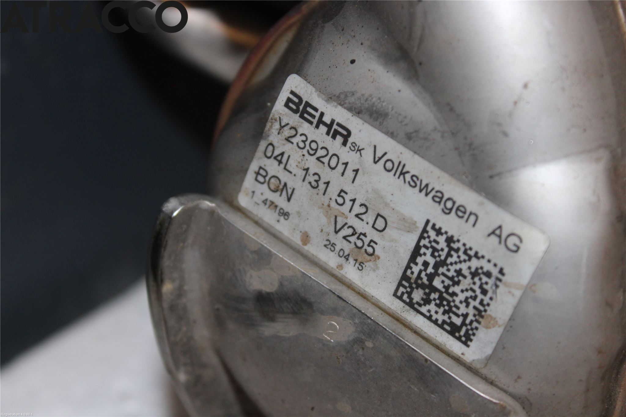 Volkswagen VW PASSAT 15-19 Avgaskylare
