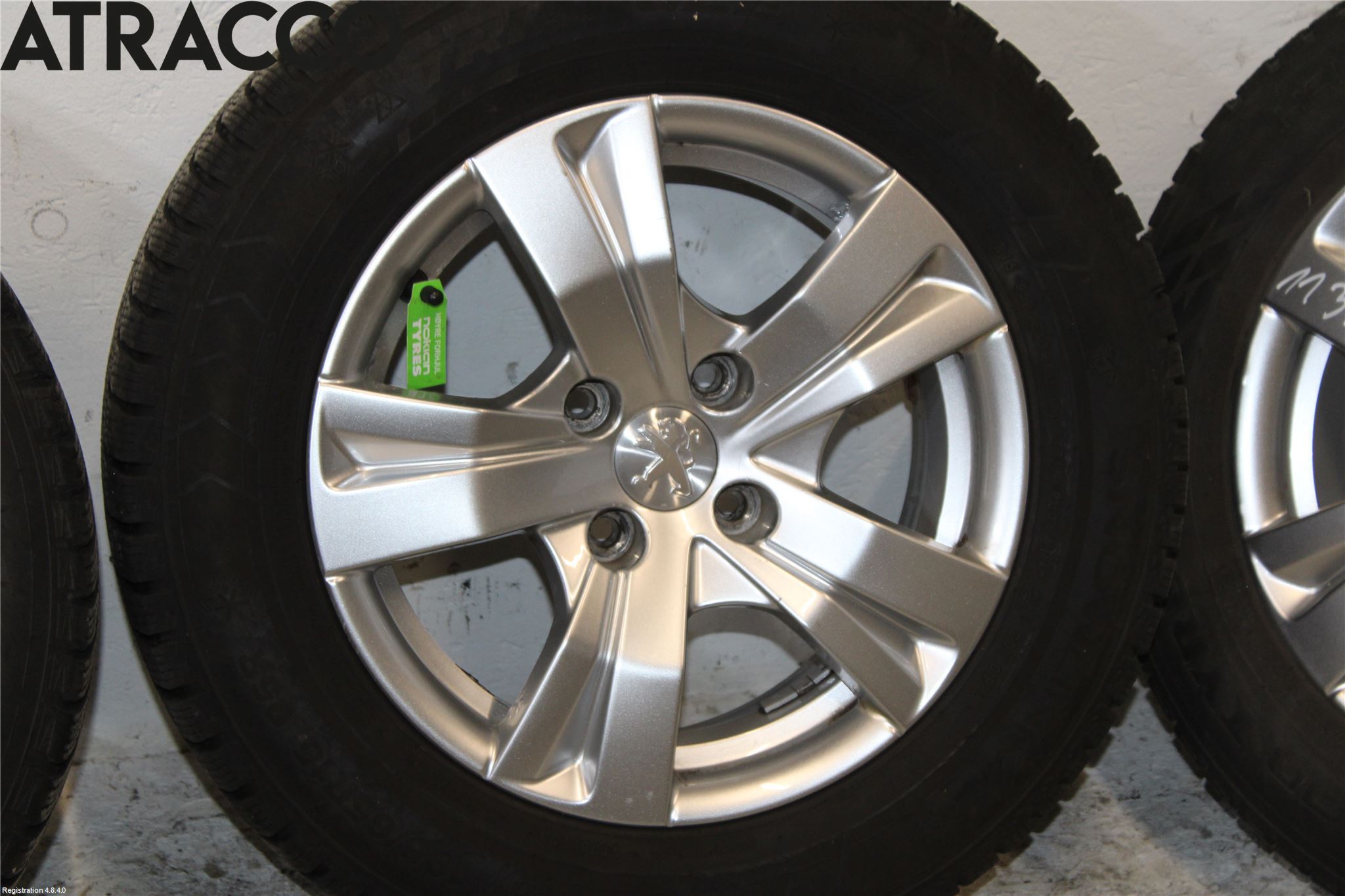 Peugeot 2008 13-20 Vinterdäck Alumfälg 4St