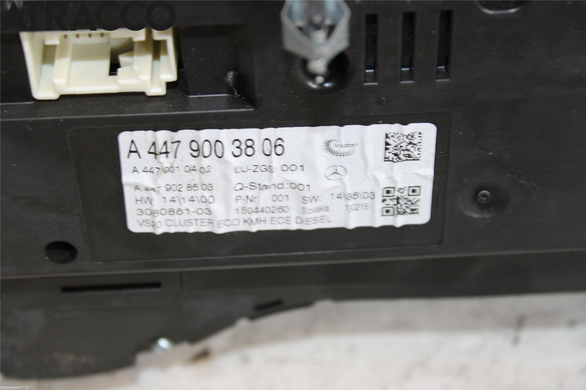 Mercedes-Benz MB VITO/V-KLASS (W640,W447,W448) 14- Instrument Komb