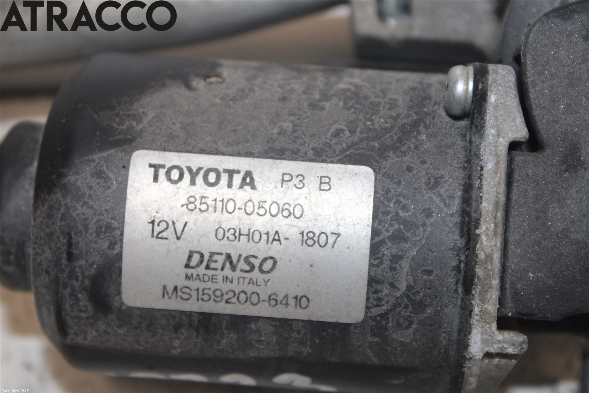 Toyota AVENSIS 03-06 Torkarmotor Vindruta