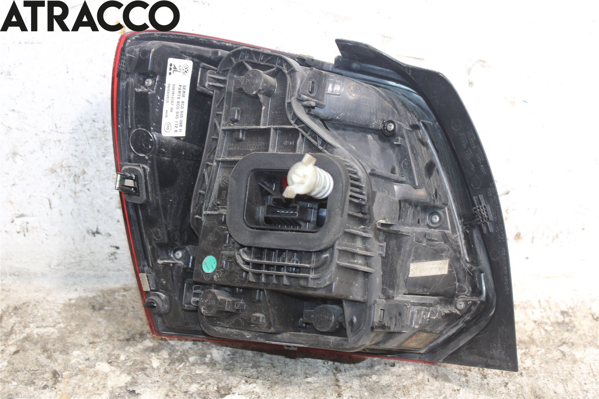 Volkswagen VW POLO 10-17 Bakljus Höger