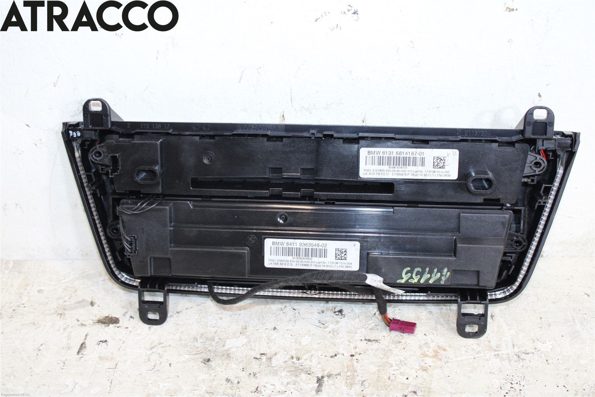 BMW 3 F30/F31/F80 12-19 Ac Styrenhet Ac Manöveren