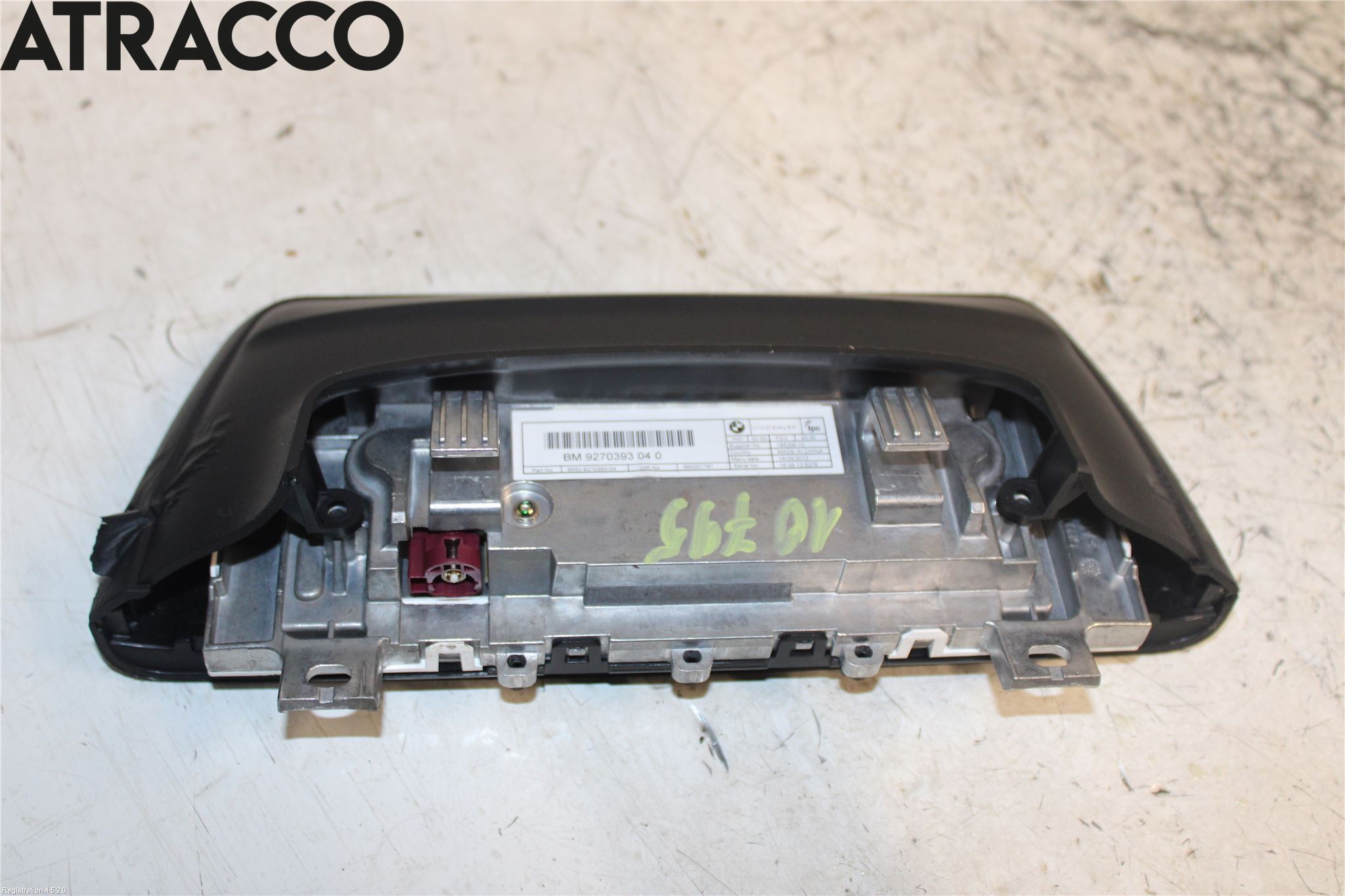BMW 3 F30/F31/F80 12-19 Bildskärm