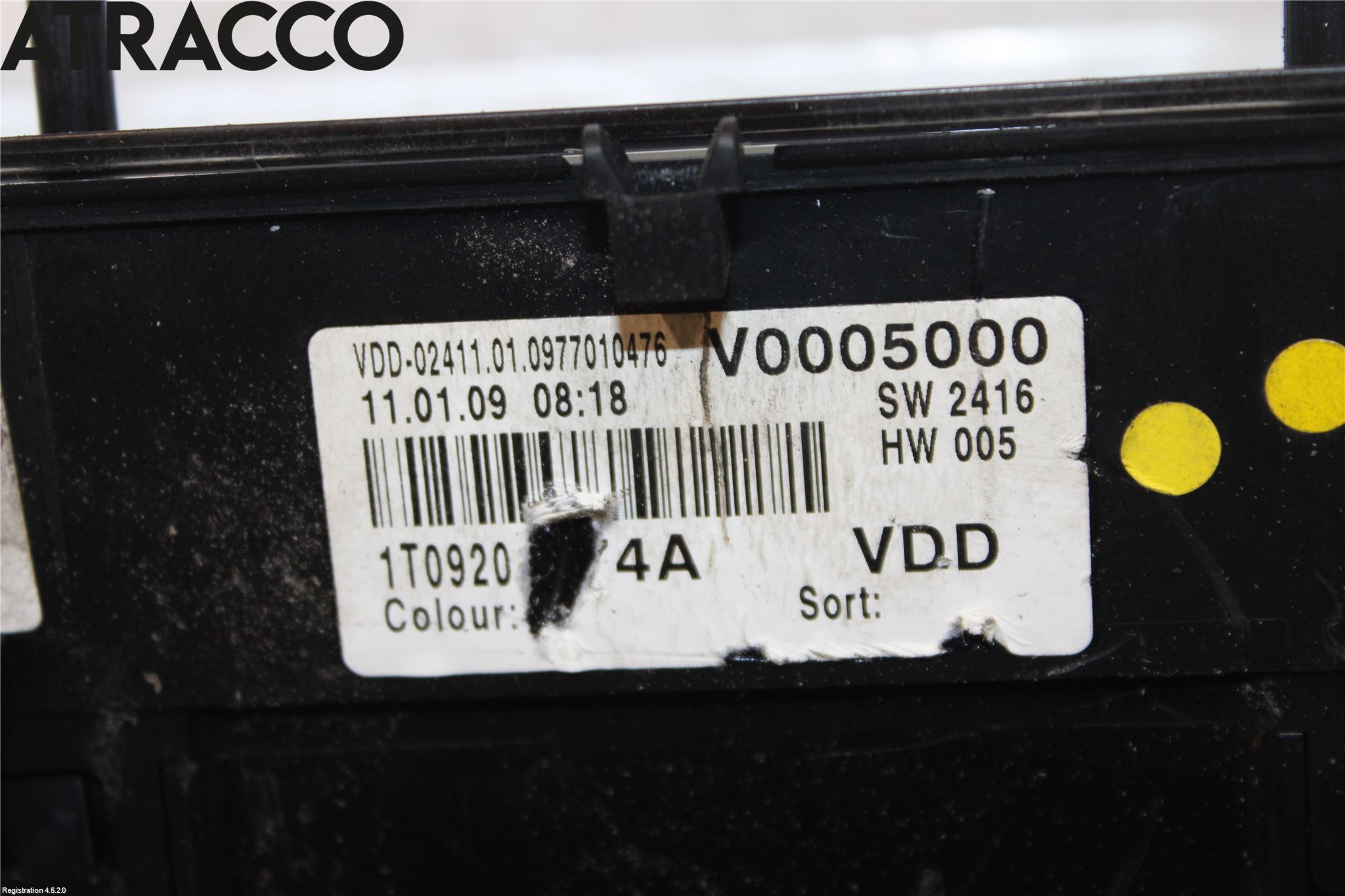Volkswagen VW TOURAN 03-10 Instrument Komb