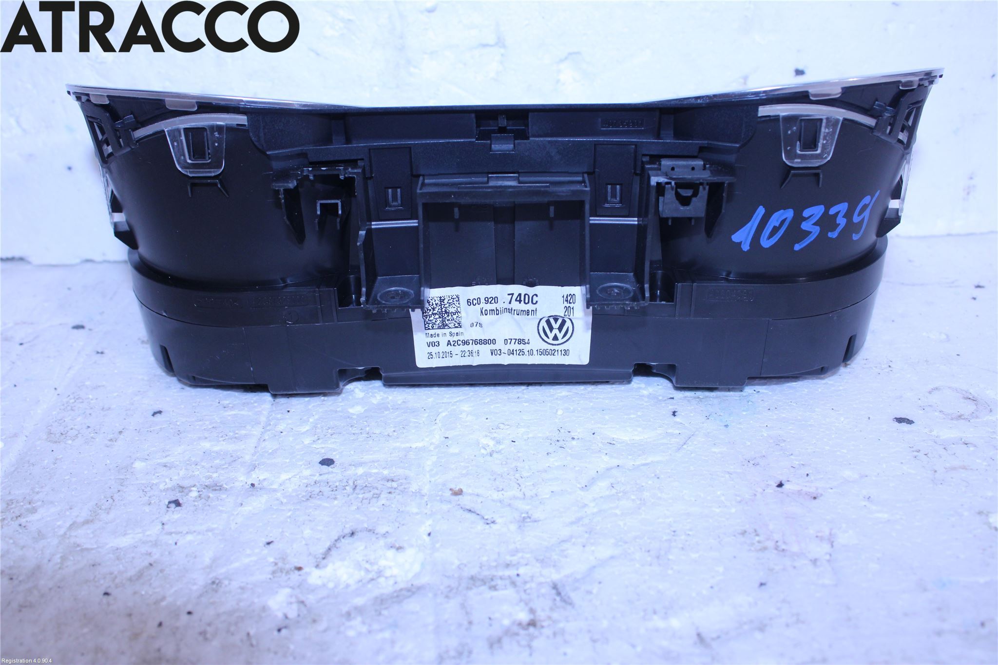 Volkswagen VW POLO 10-17 Instrument Hast