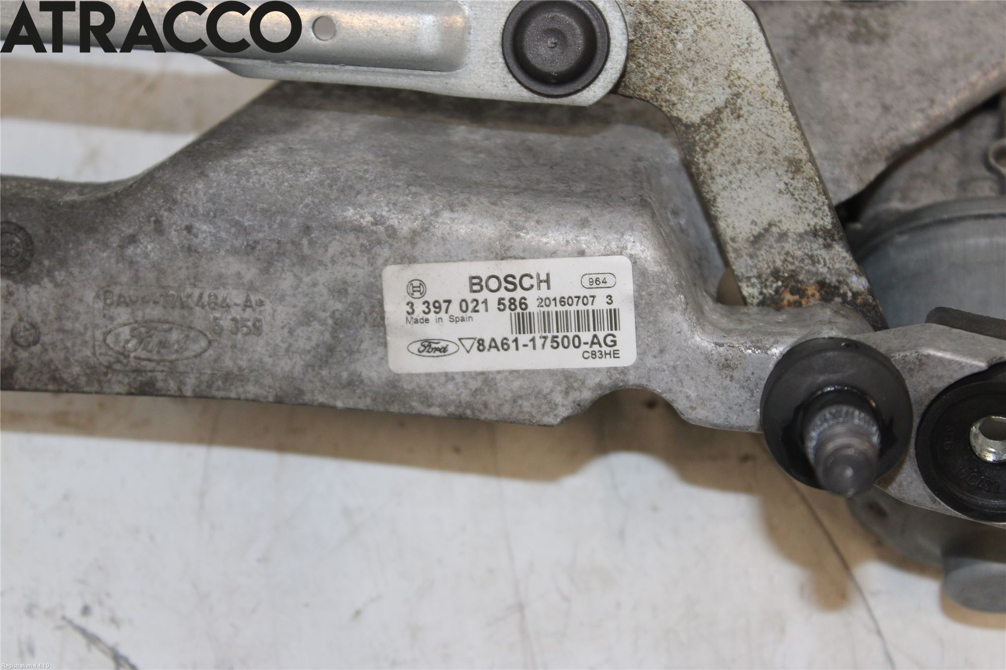 Ford FIESTA 13-17 Torkarmotor Vindruta