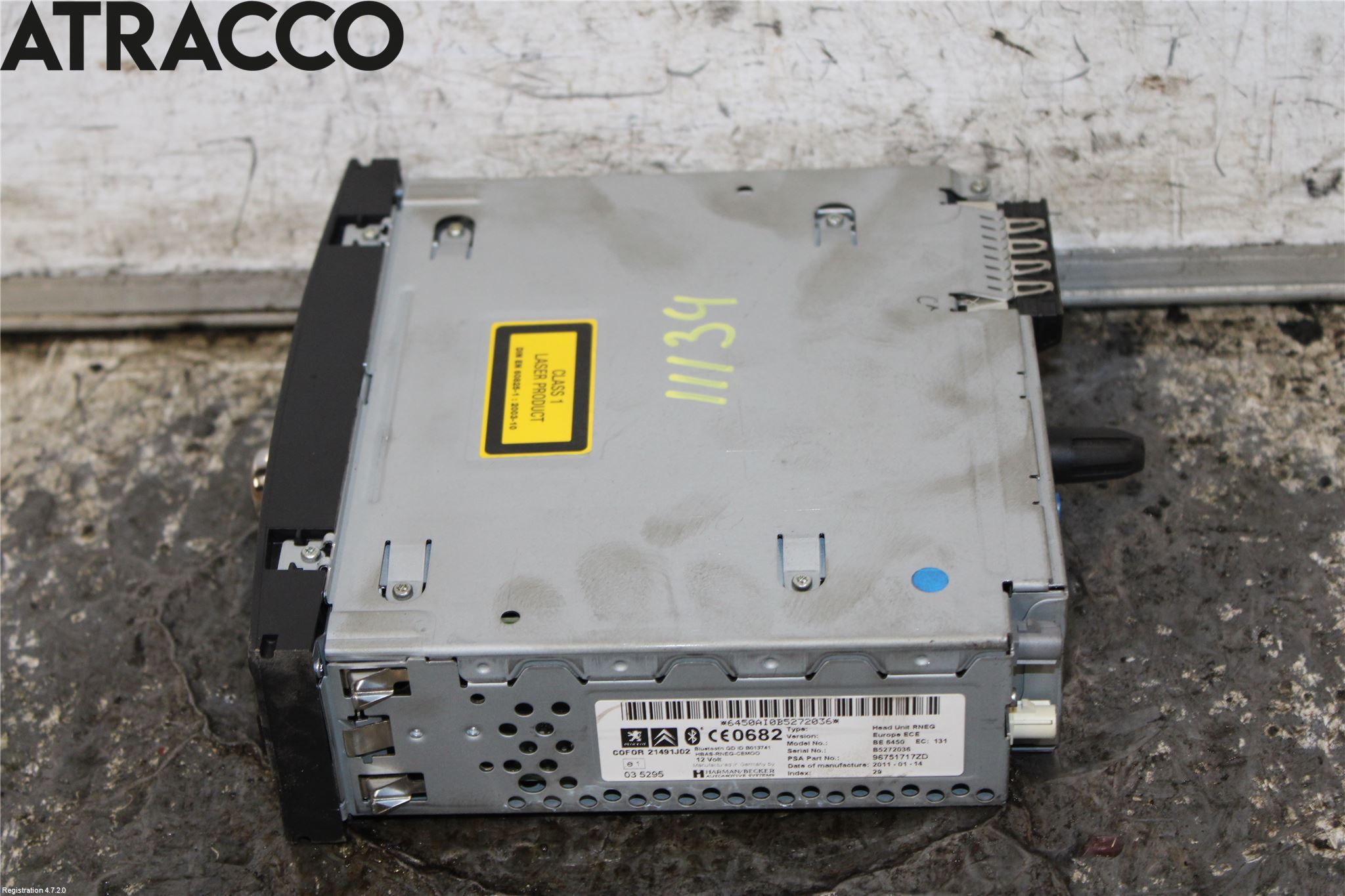 Citroen C5 08-17 Cd Radio - Multimediapanel