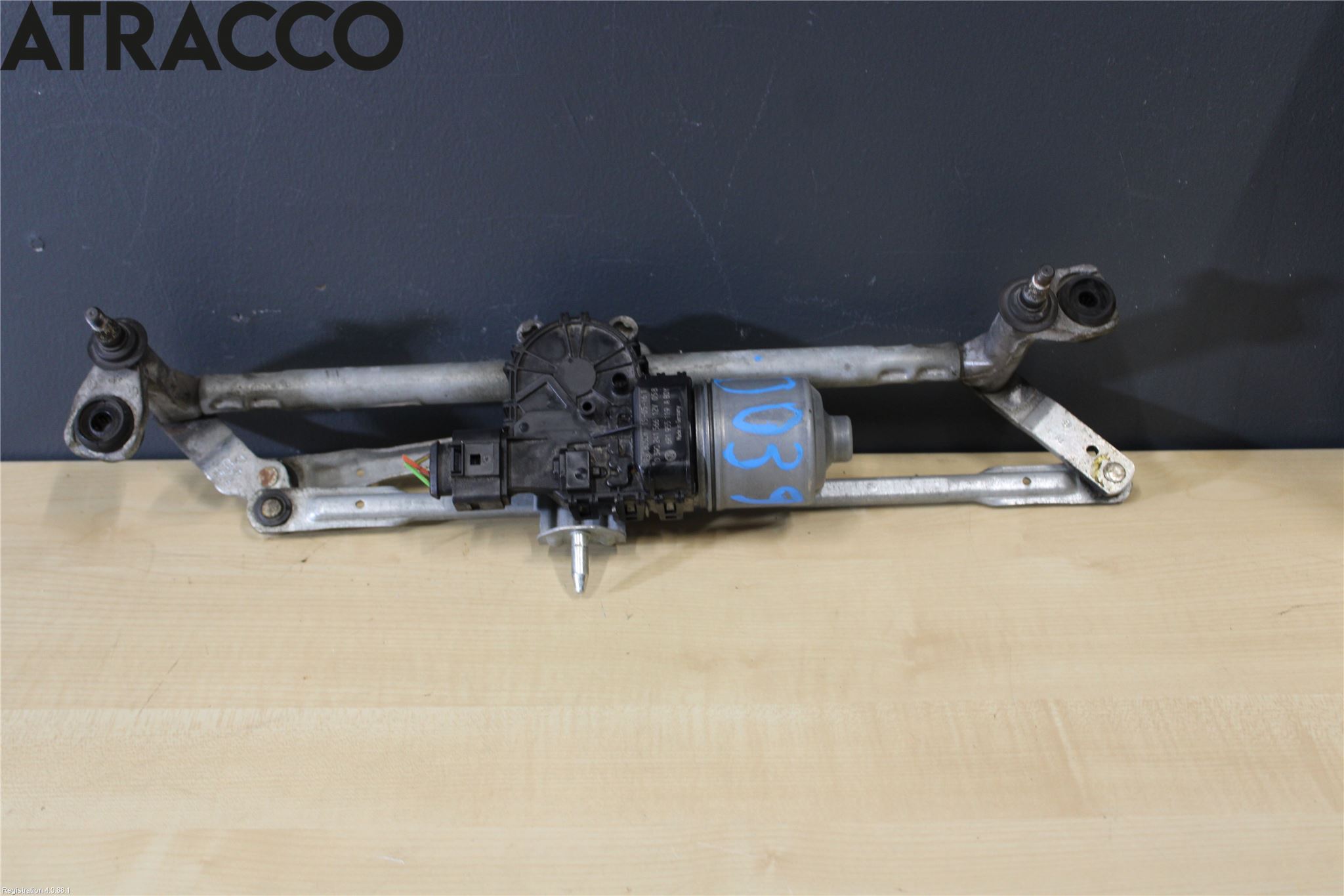 Volkswagen VW POLO 10-17 Torkarmotor Vindruta