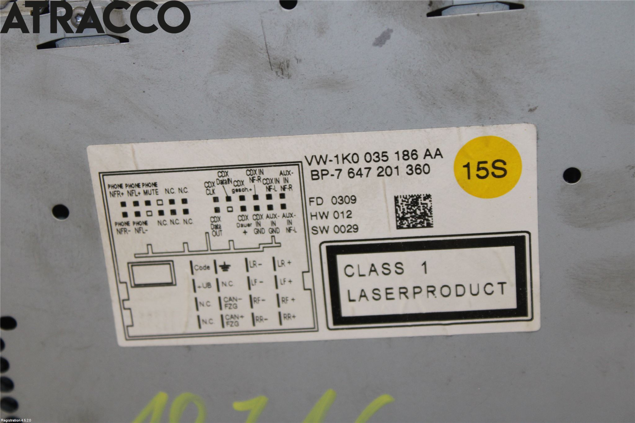Volkswagen VW TOURAN 03-10 Cd Radio - Multimediapanel