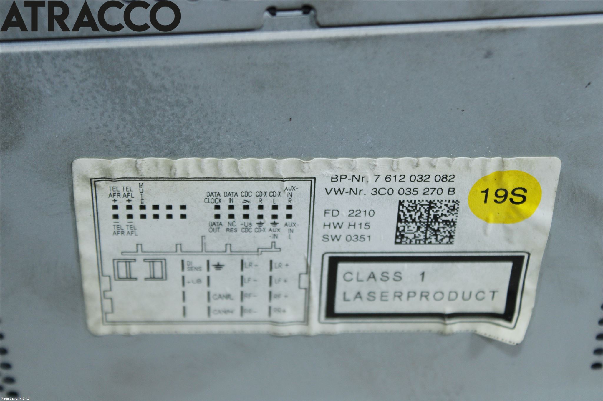 Volkswagen VW GOLF VI 09-13 Radio