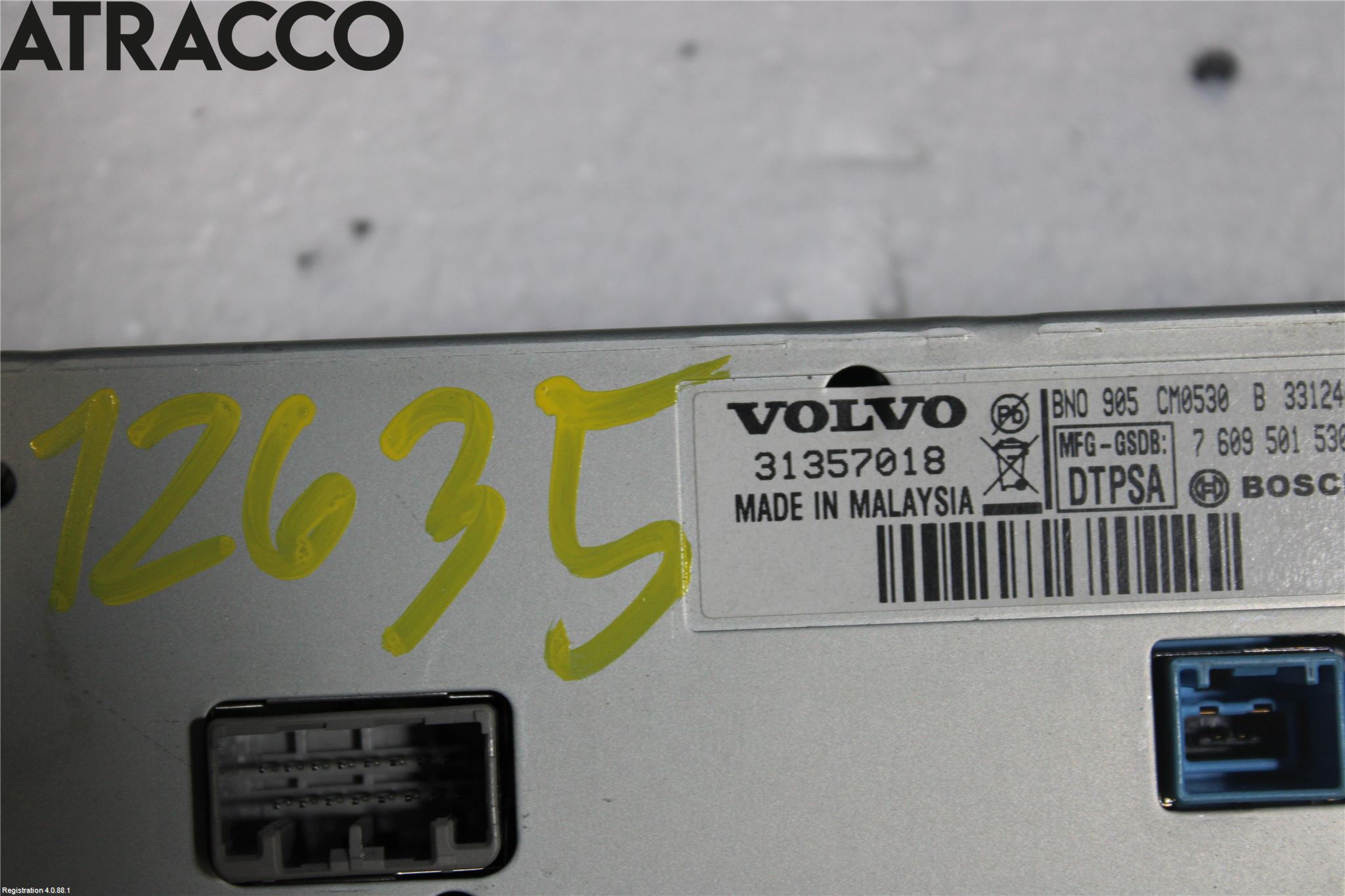 Volvo V60 11-13 Multifunktionsdisplay