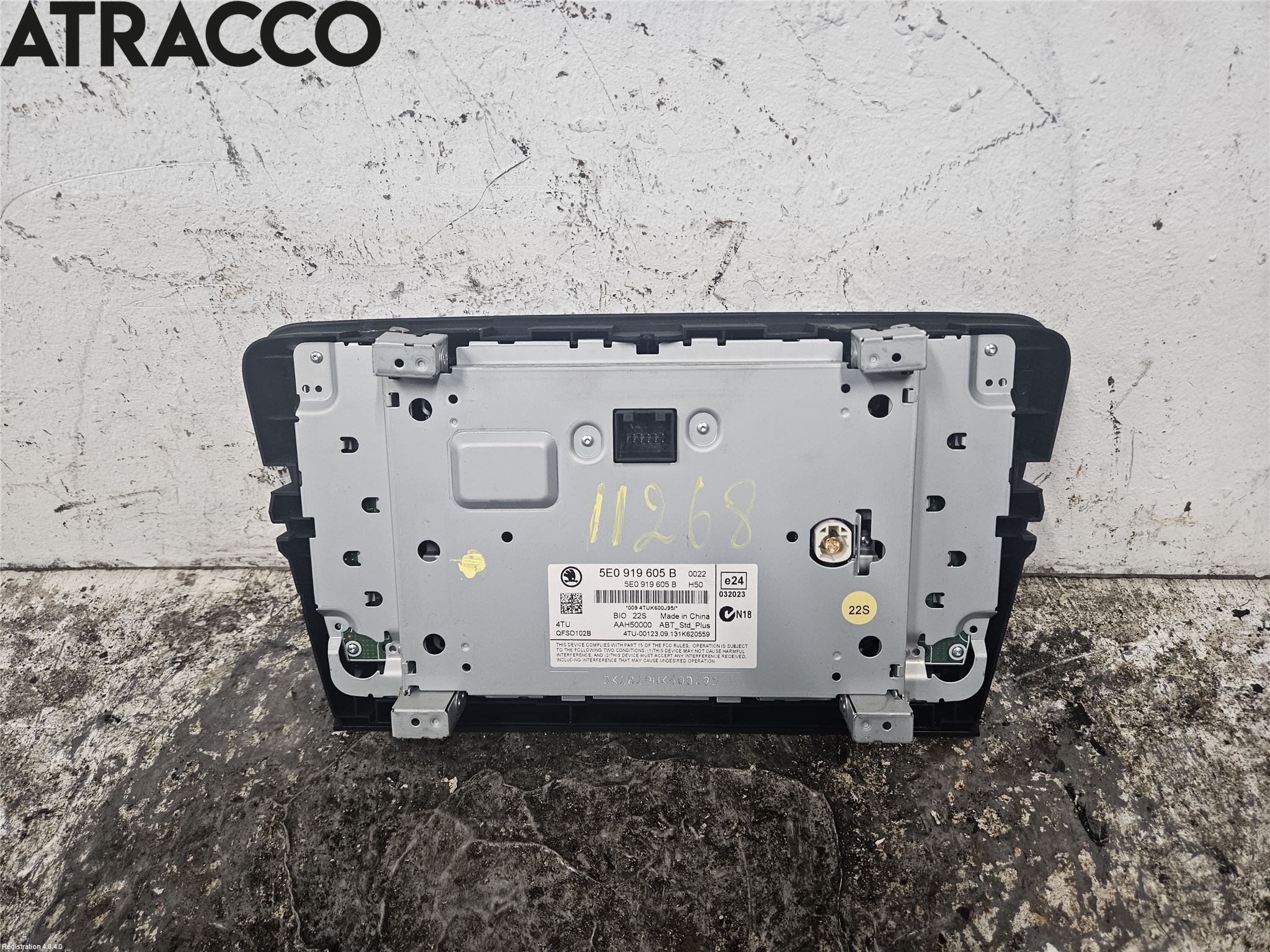 Skoda OCTAVIA (5E) 13-20 Cd Radio - Multimediapanel