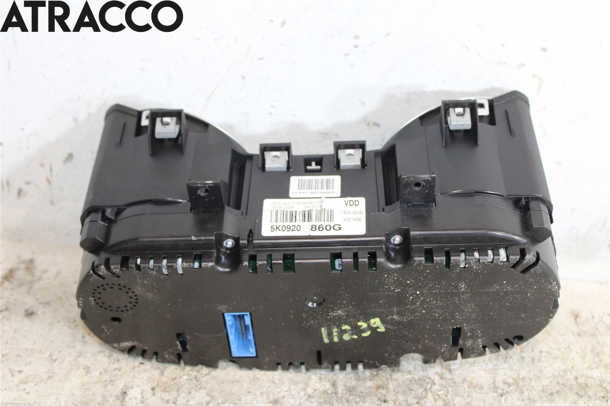 Volkswagen VW GOLF VI 09-13 Instrument Komb