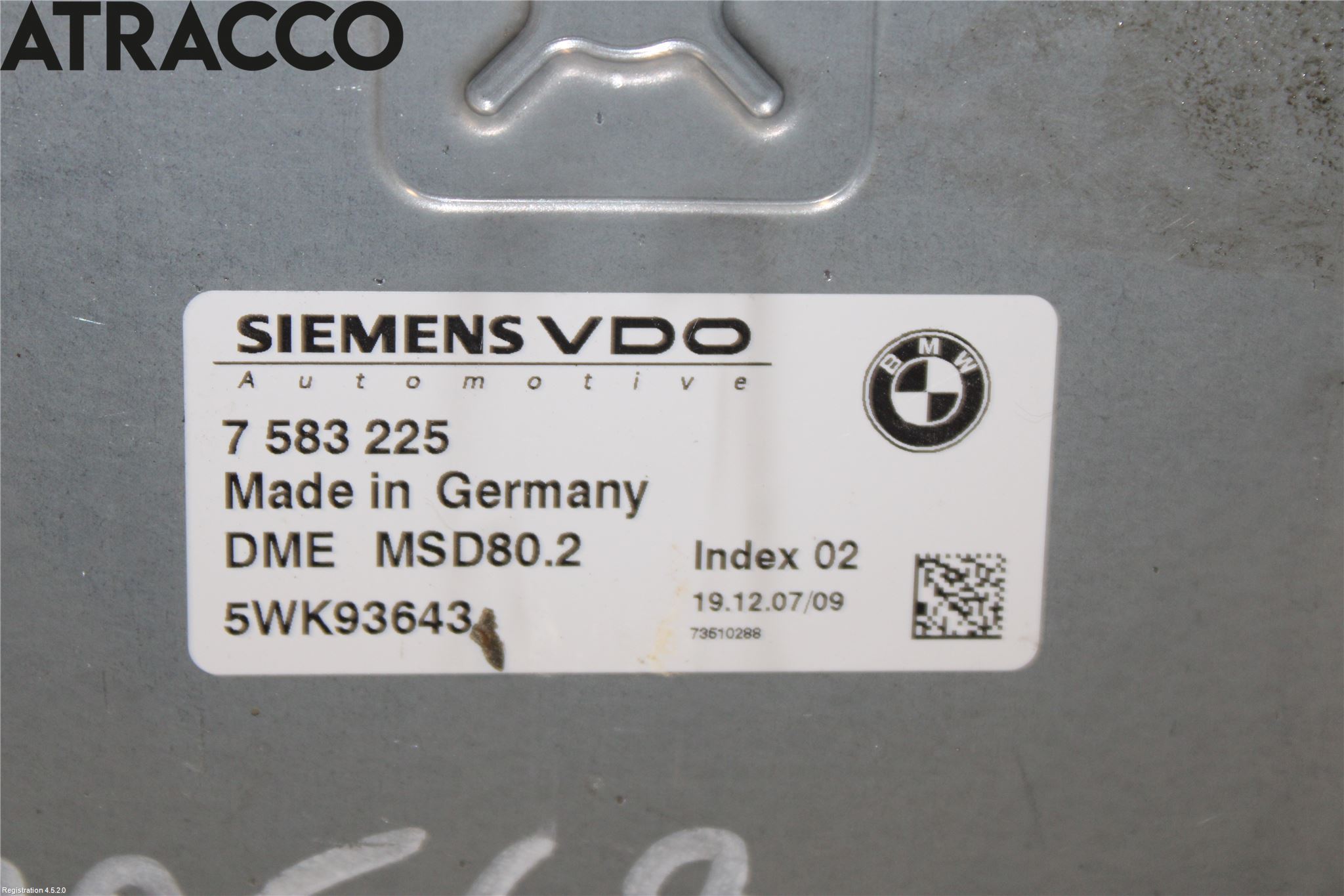 BMW 1 E87/81 5D/3D 03-11 Styrenhet Insprut Bensin