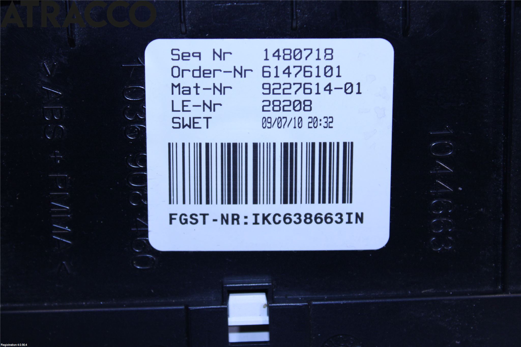 BMW 5 F10/F11/F18 09-17 Instrument Hast