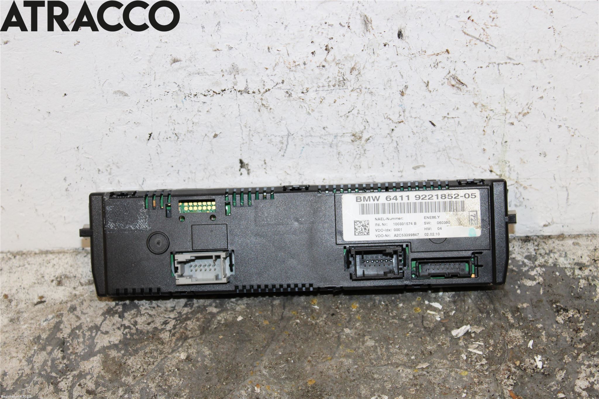 BMW 5 F10/F11/F18 09-17 Ac Styrenhet Ac Manöveren