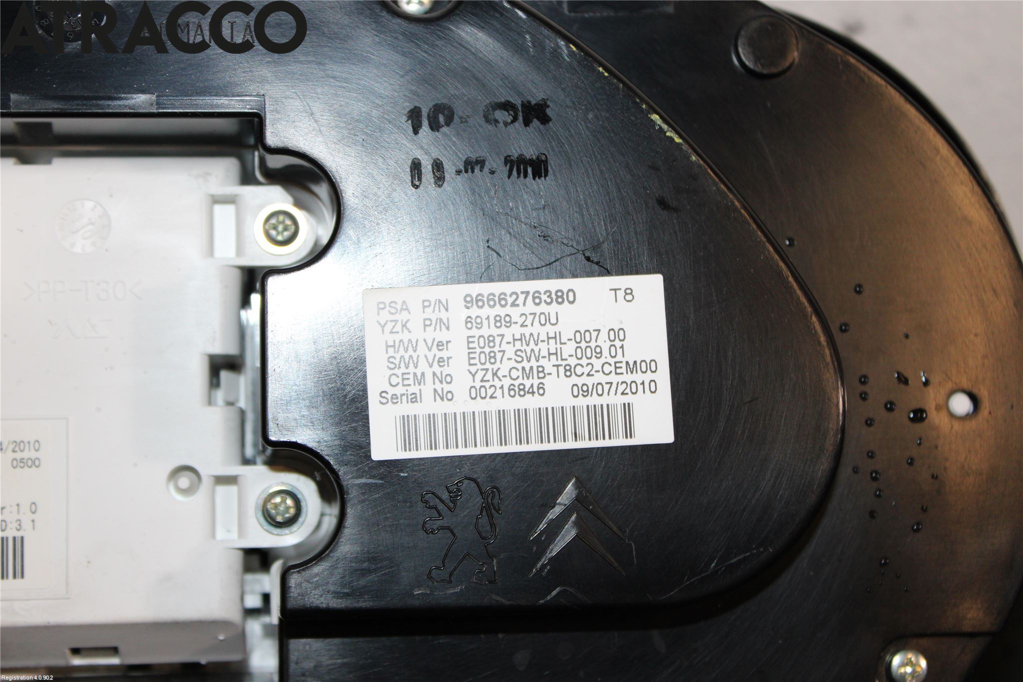 Peugeot 3008 09-16 Instrument Komb