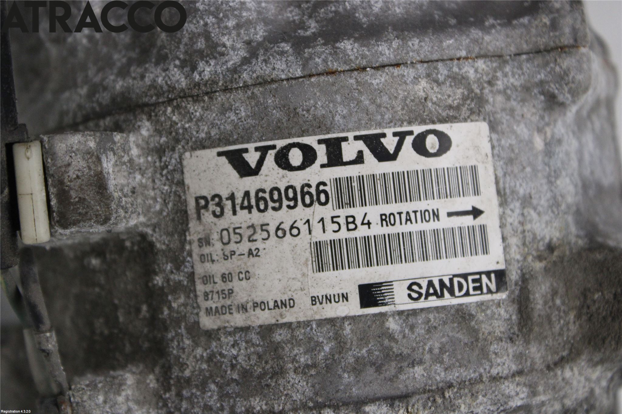 Volvo V40 12-19 Ac Kompressor