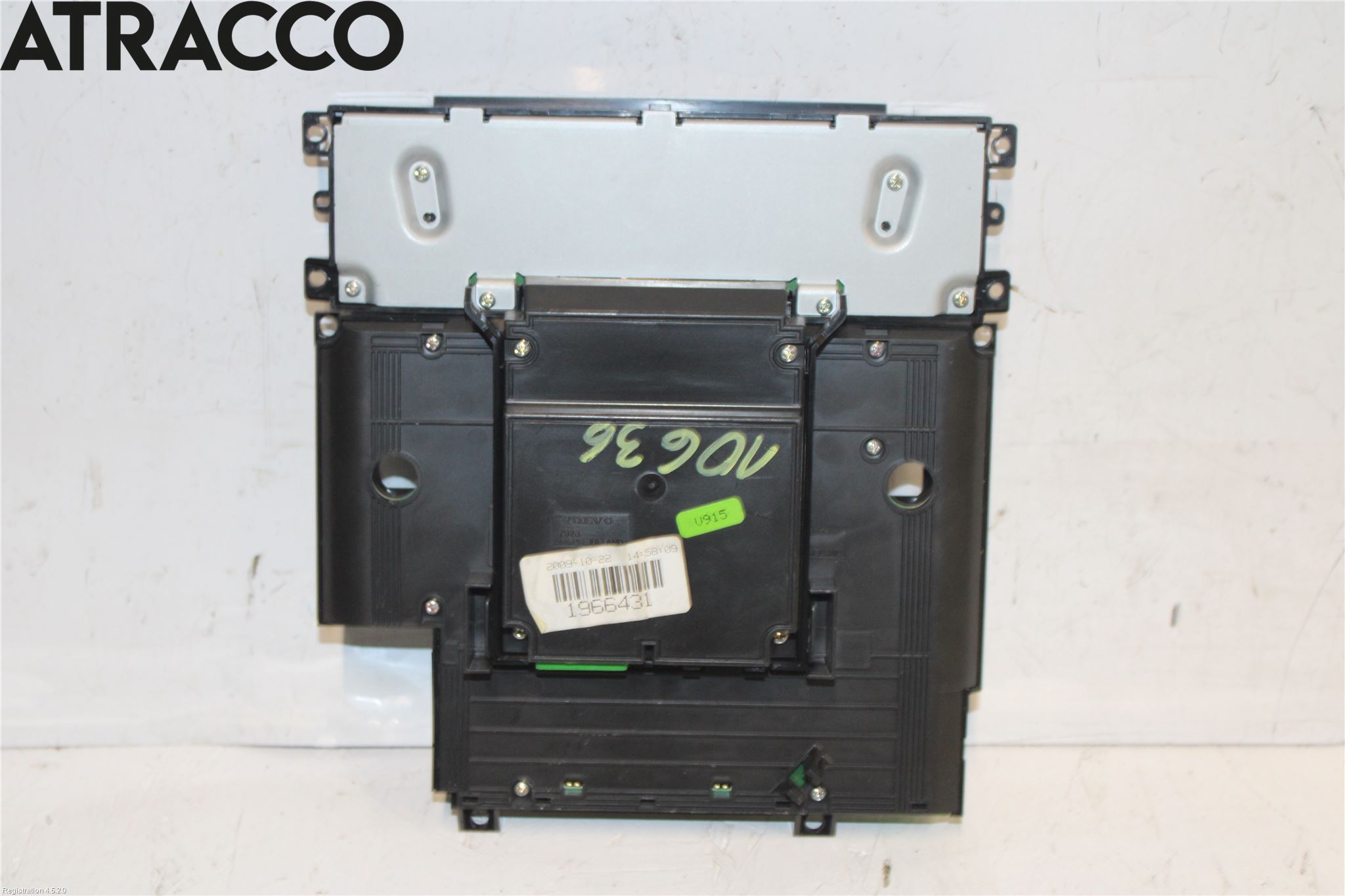Volvo V70 08-13 Kontrolldisplay