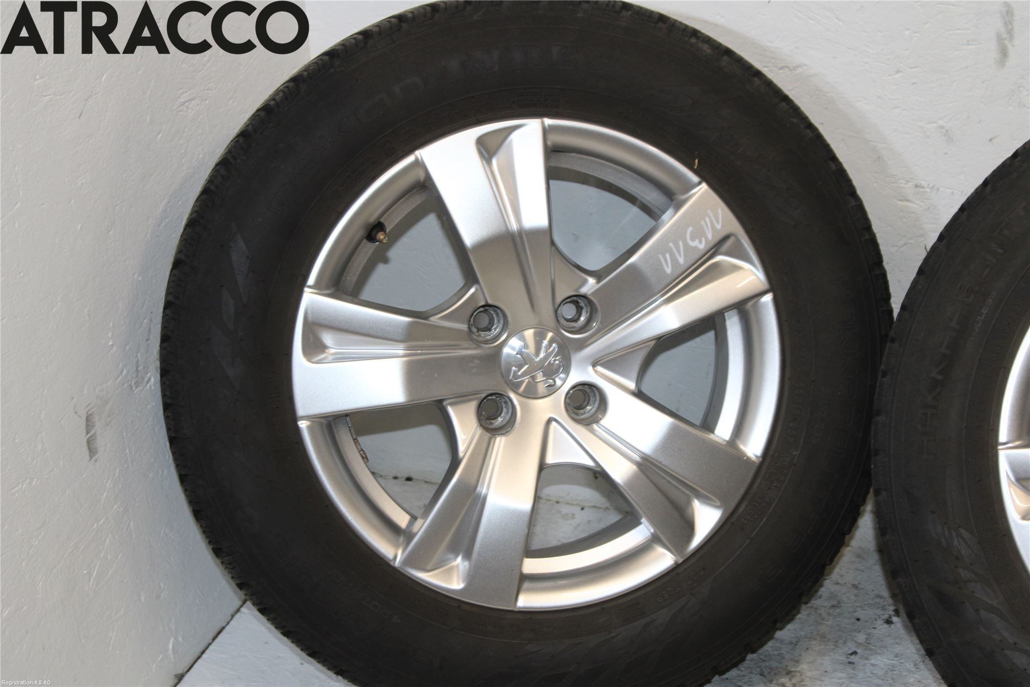 Peugeot 2008 13-20 Vinterdäck Alumfälg 4St