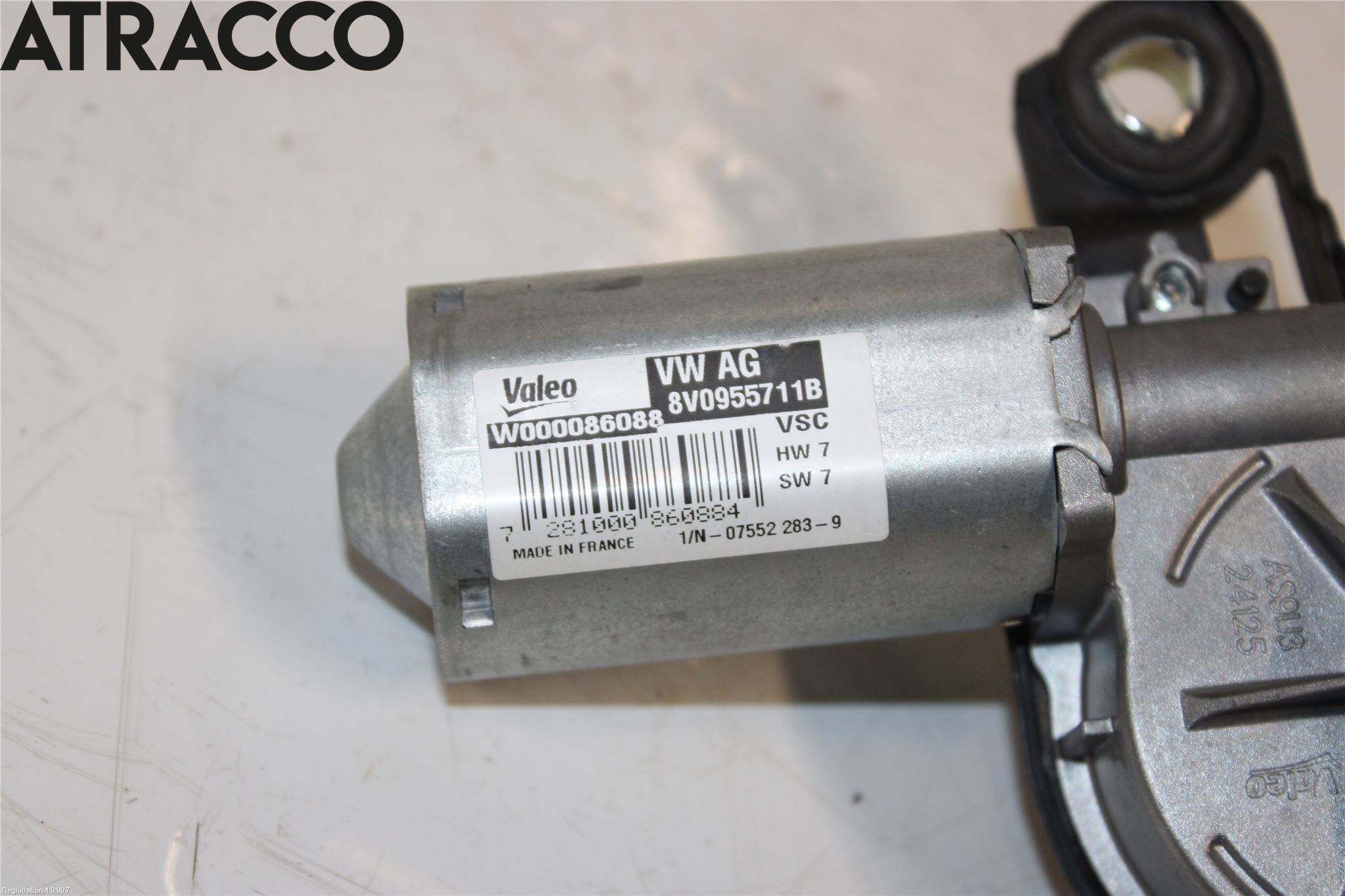 Audi A1 19- Torkarmotor Baklucka