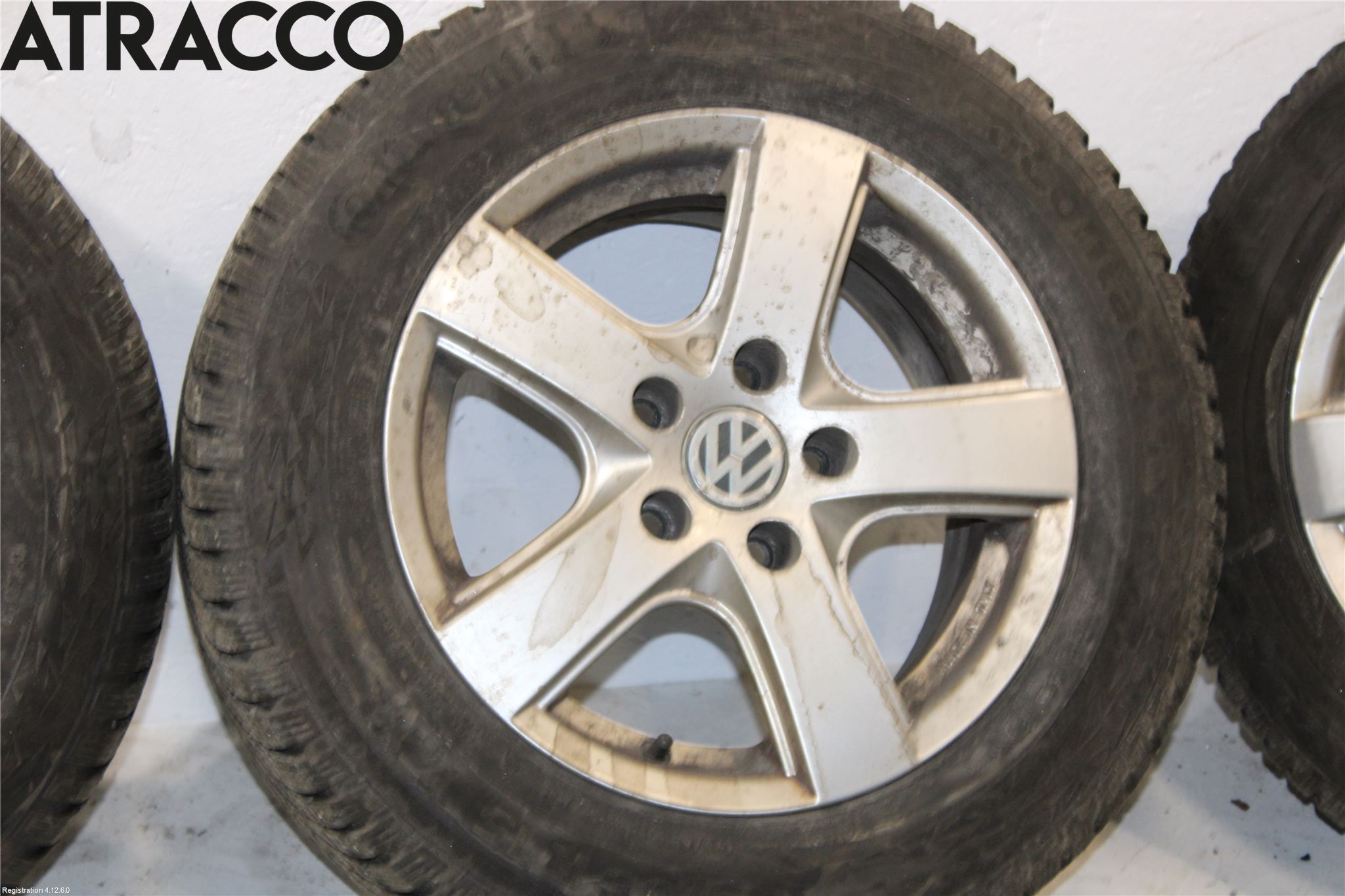 Volkswagen VW GOLF VI 09-13 Vinterdäck Alumfälg 4St