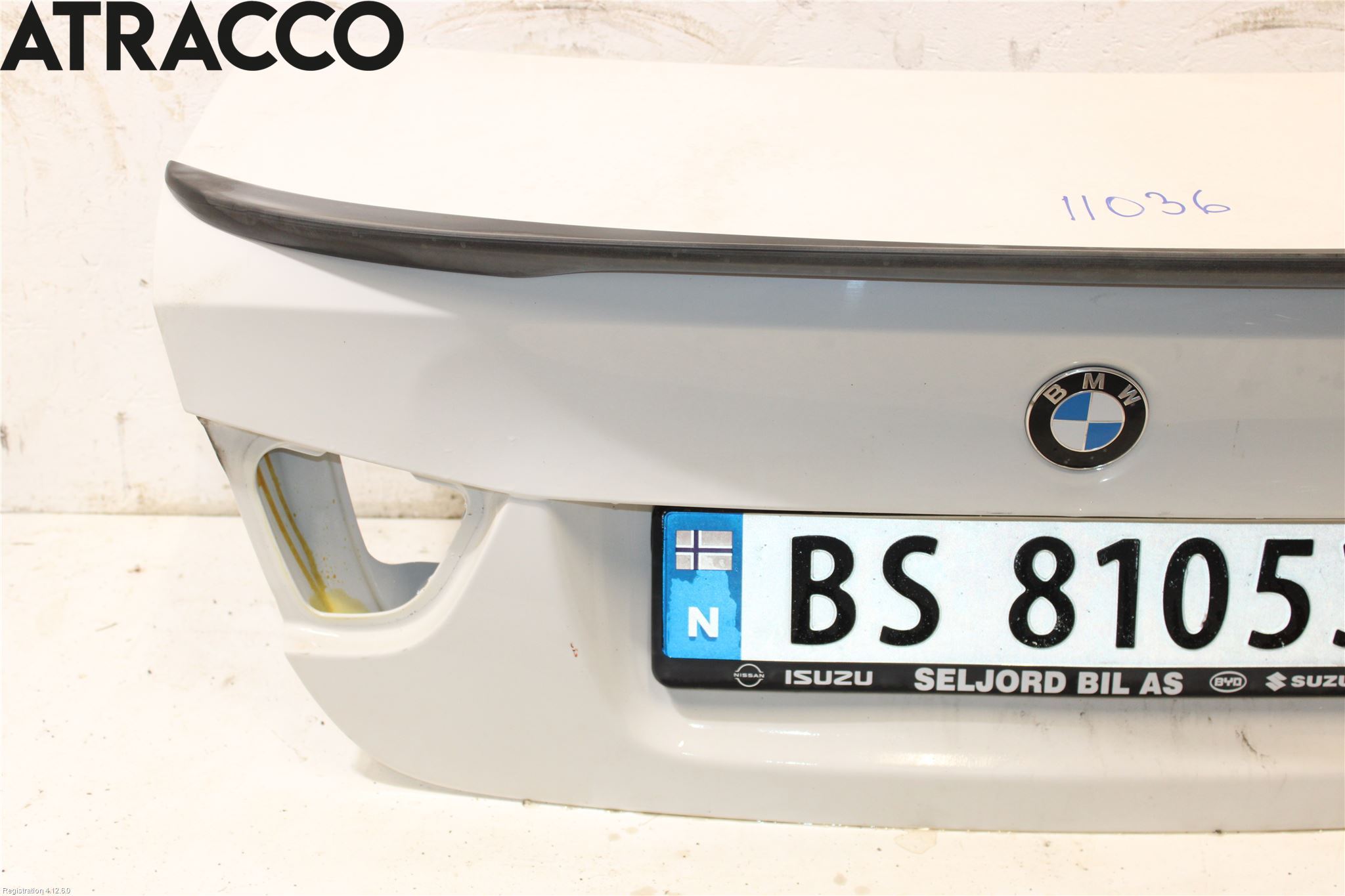 BMW 3 E90/91 SED/TOU 05-12 Baklucka (Ej Med Ruta)