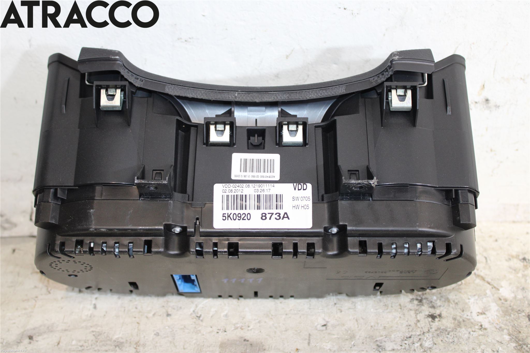 Volkswagen VW GOLF VI 09-13 Instrument Komb