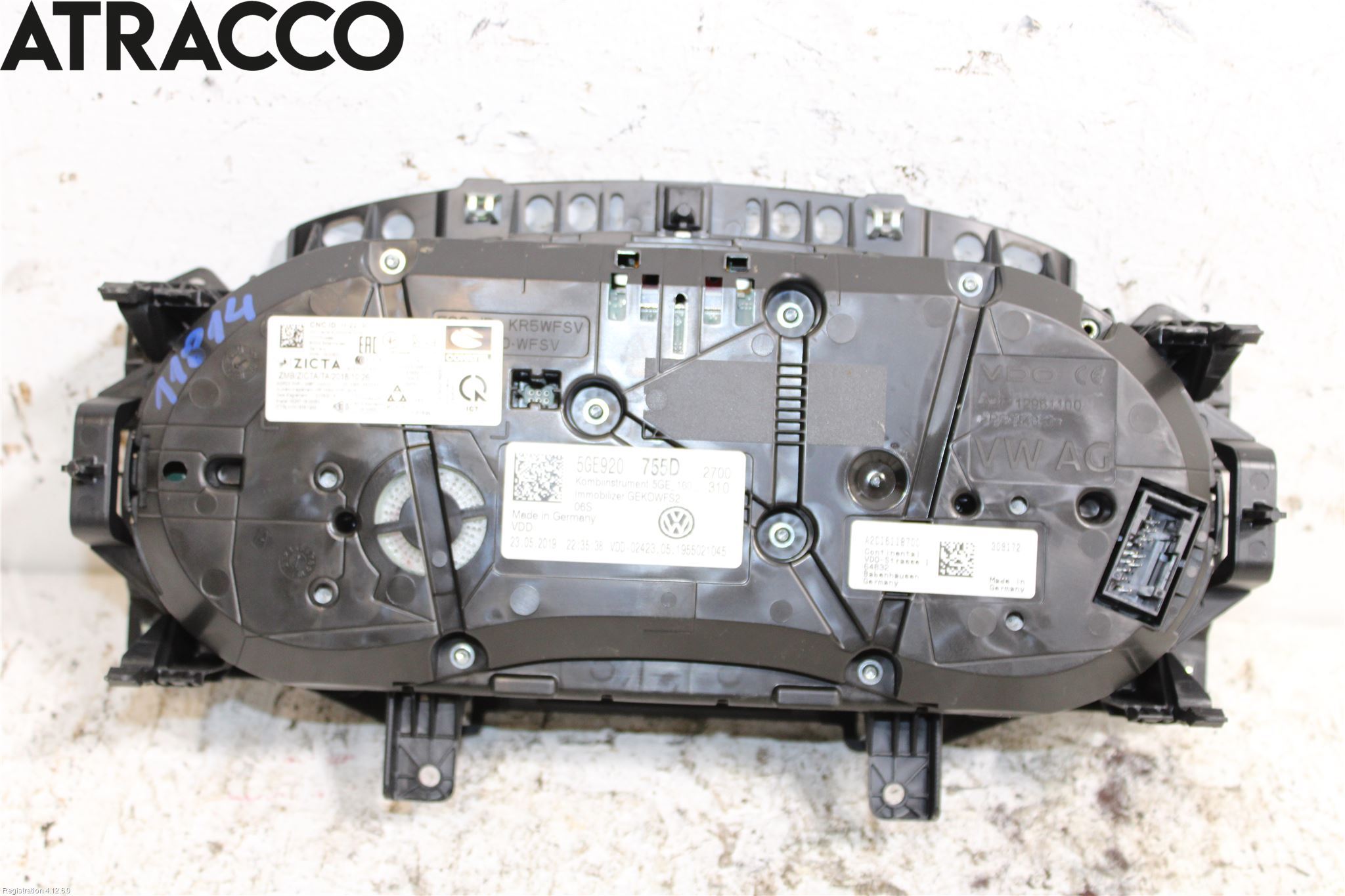 Volkswagen VW GOLF / E-GOLF VII 13-20 Instrument Komb