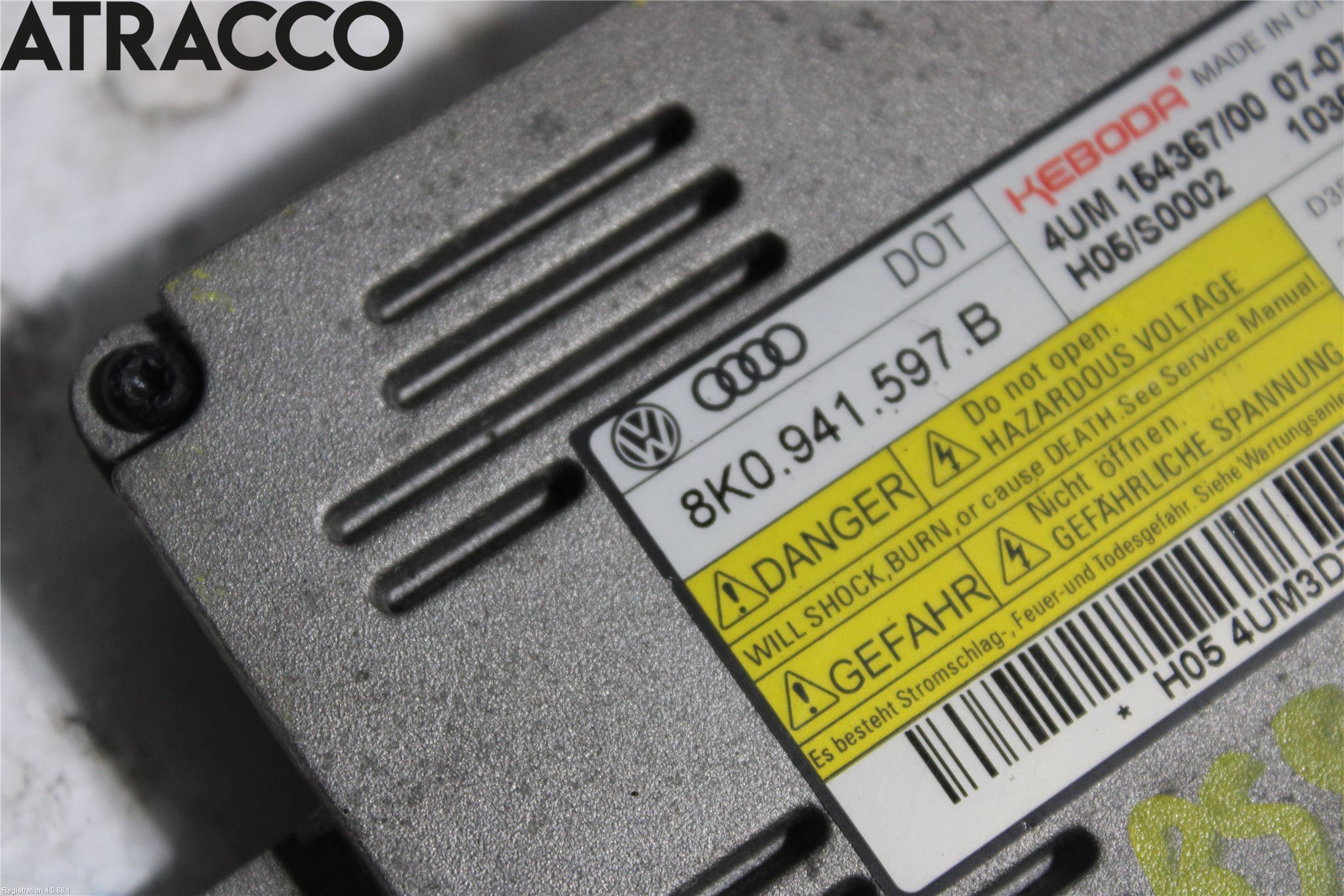Audi A3/S3 05-13 Styrenhet Strålkastare