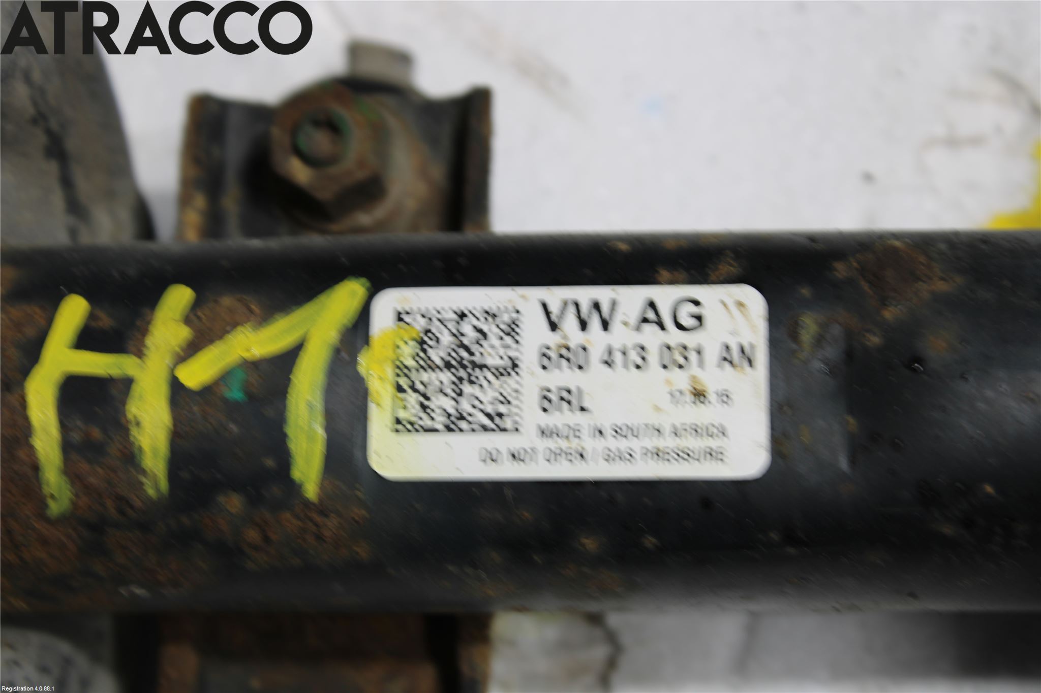 Volkswagen VW POLO 10-17 Fjäderben Fram Höger