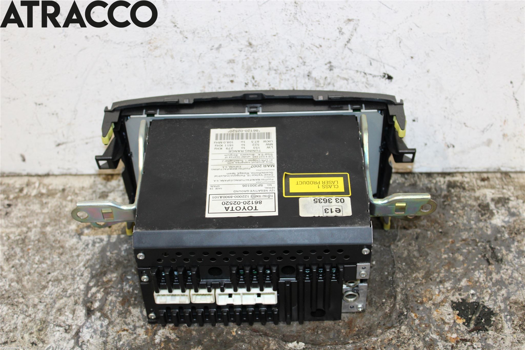 Toyota AURIS 10-12 Cd Radio - Multimediapanel