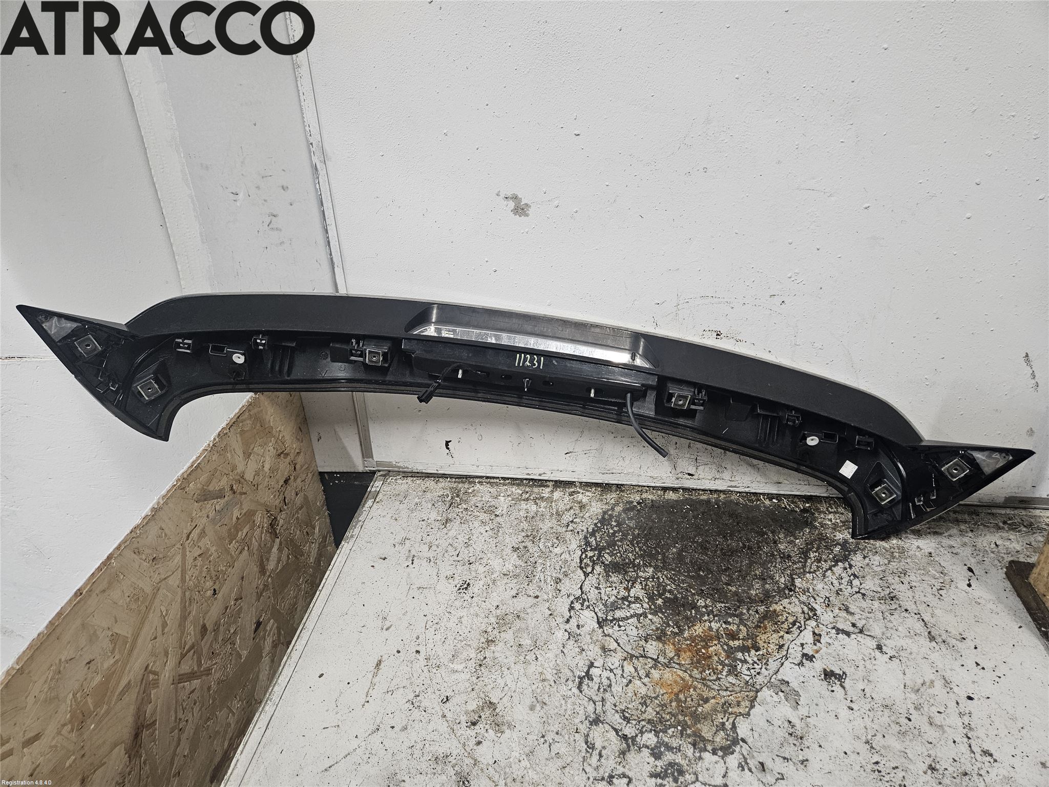 Peugeot 2008 13-20 Spoiler Baklucka