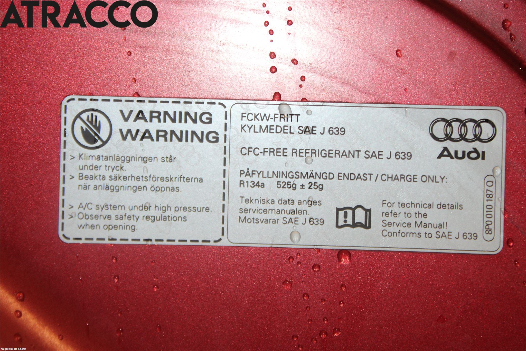 Audi A3/S3     04-05 Huv Fram