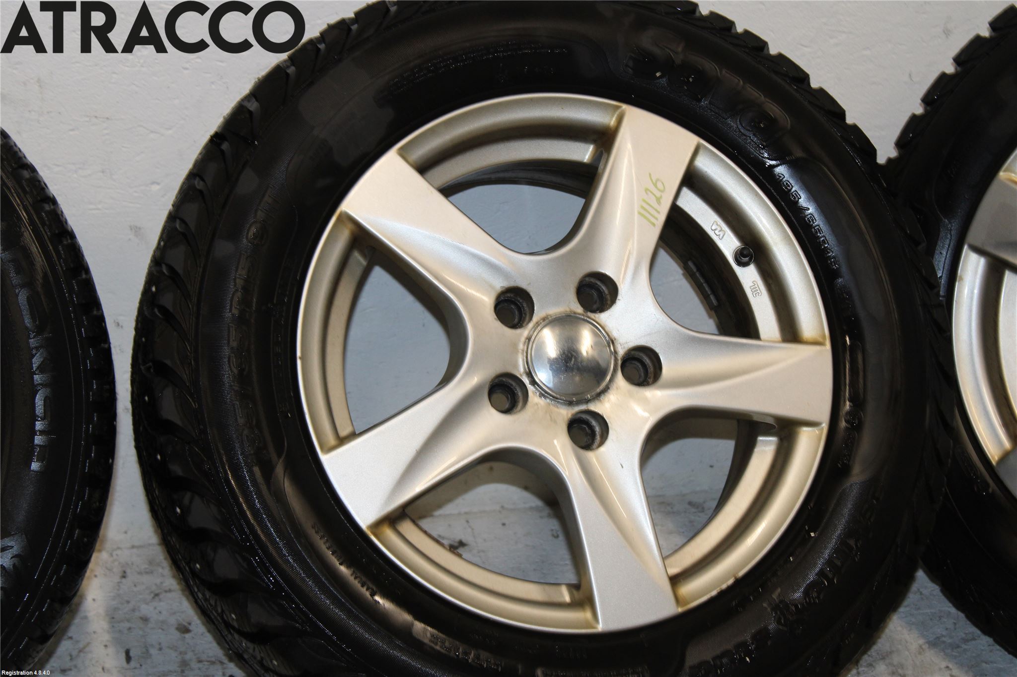 Volkswagen VW GOLF VI 09-13 Vinterdäck Alumfälg 4St