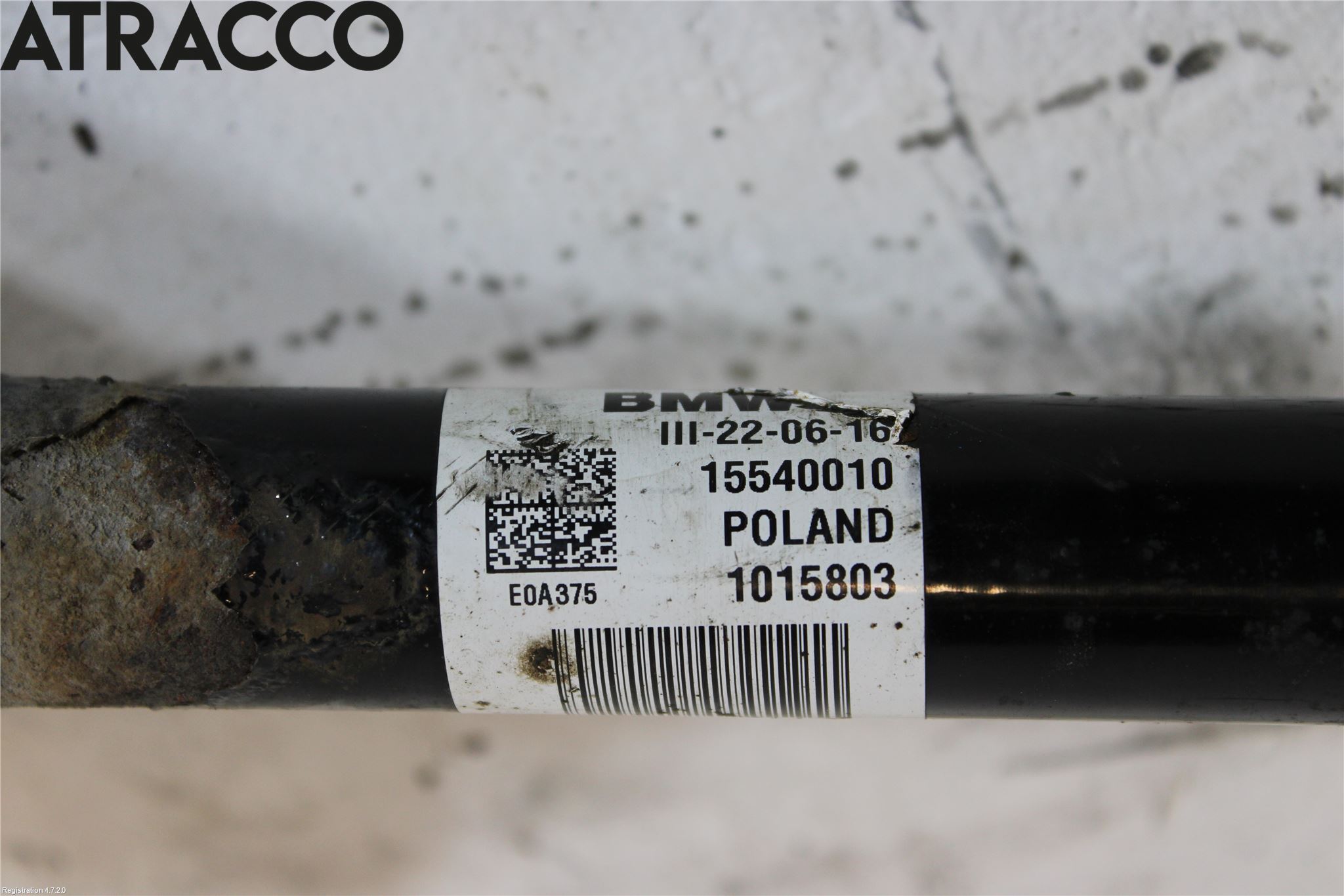 BMW X1 E84 10-15 Drivaxel Fram Höger