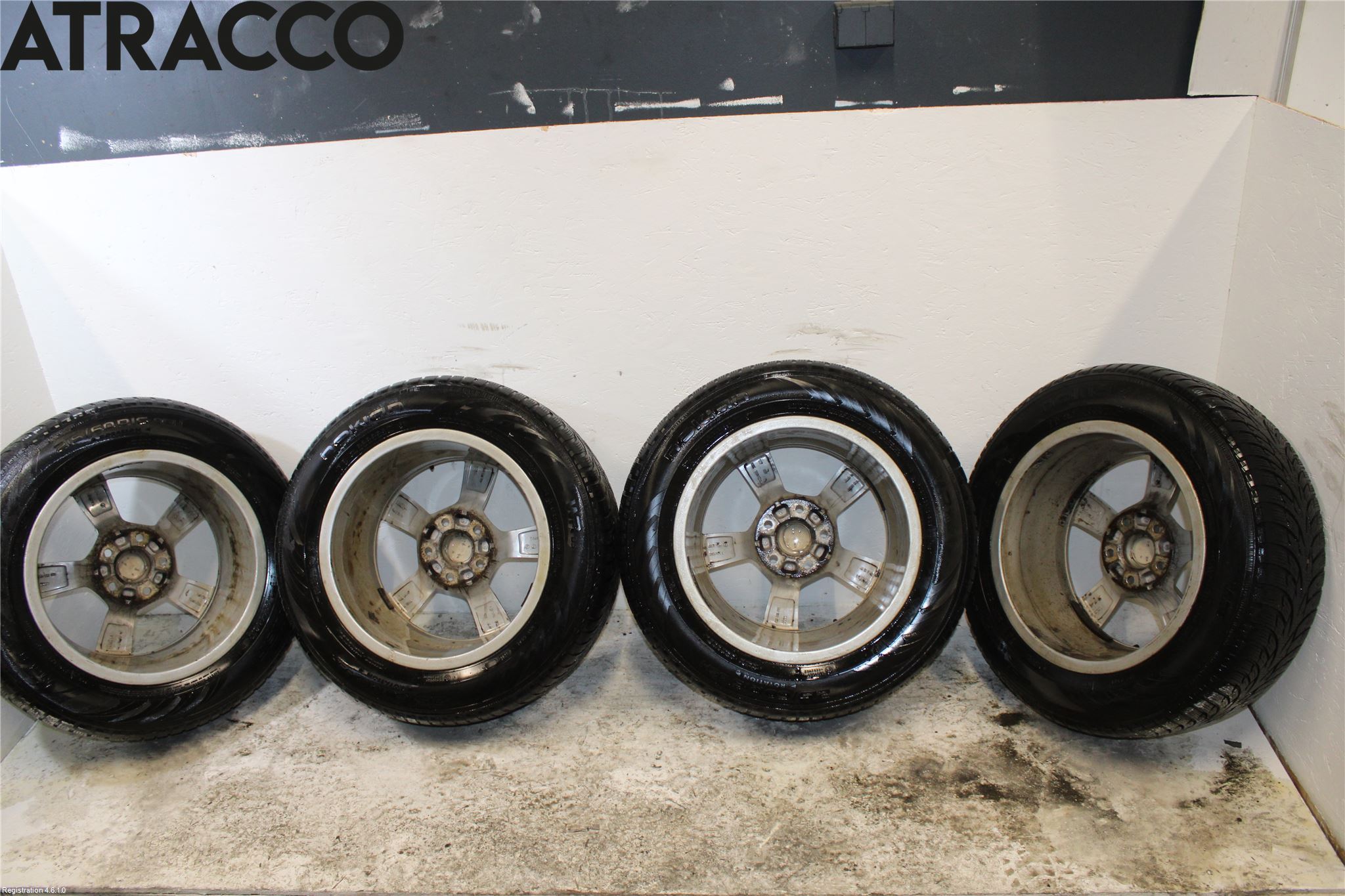 Audi A6/S6 4G 11-18 Vinterdäck Alumfälg 4St