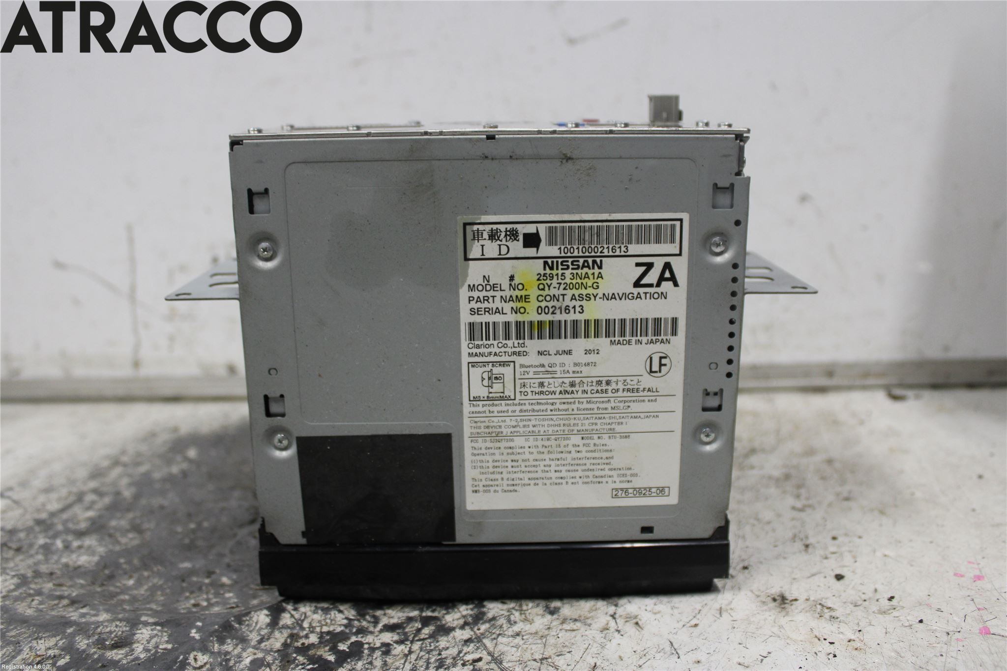 Nissan LEAF 11-17 Cd Radio - Multimediapanel