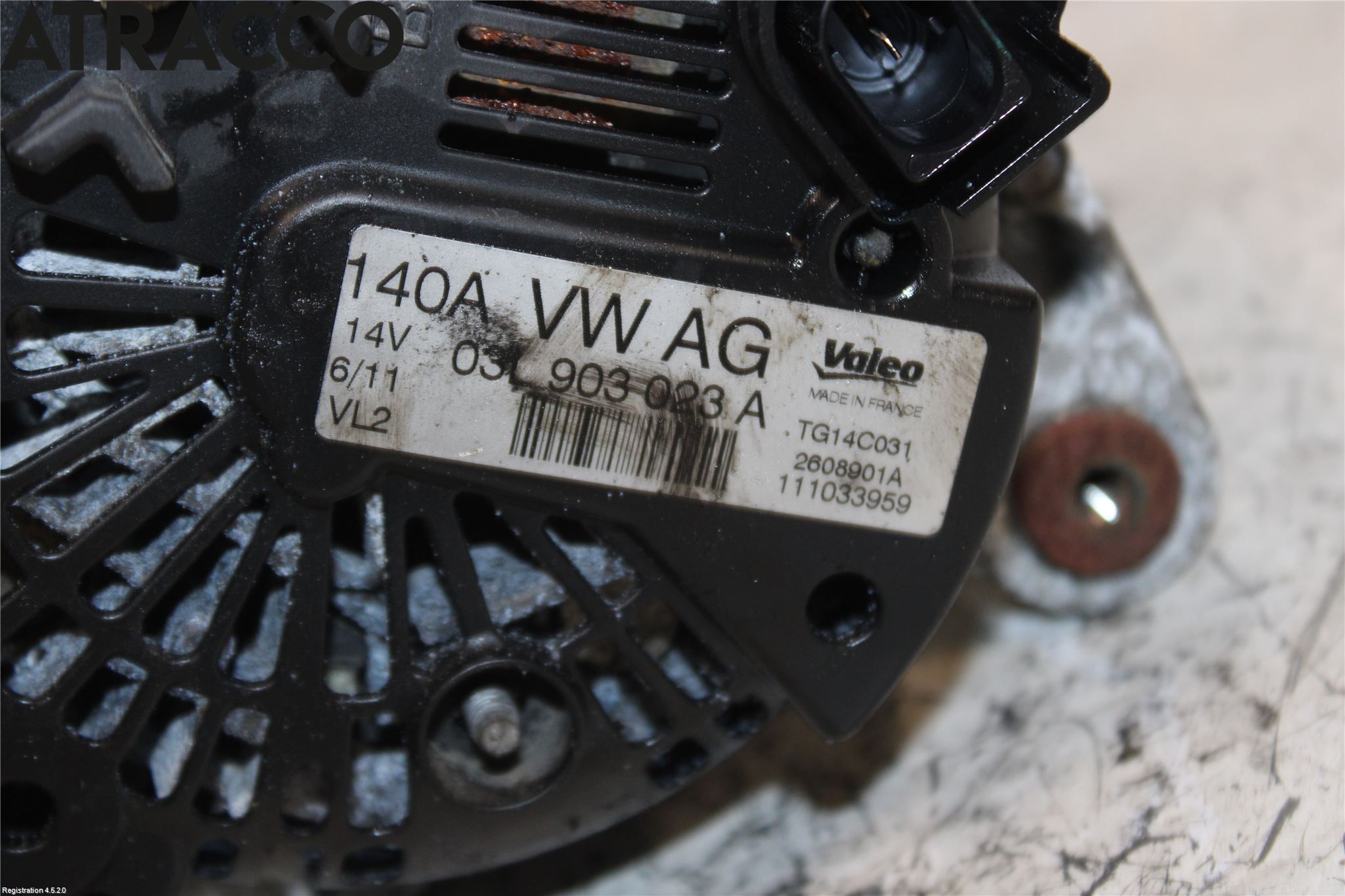 Audi A3/S3 05-13 Generator