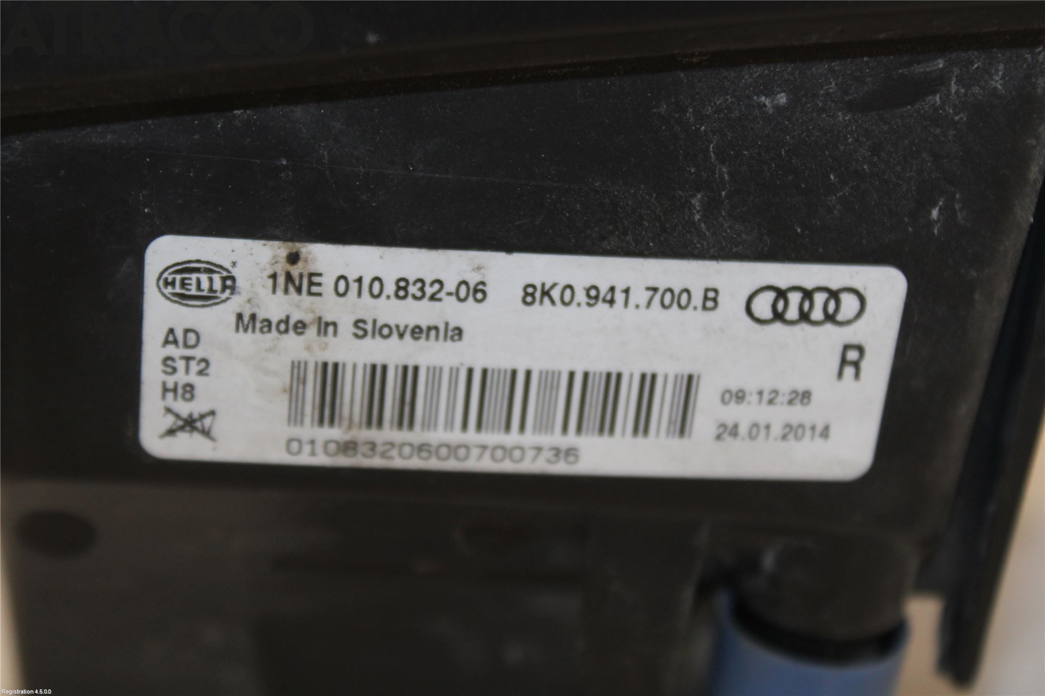Audi A4 12-15 Dimljus-Varselljus Fram