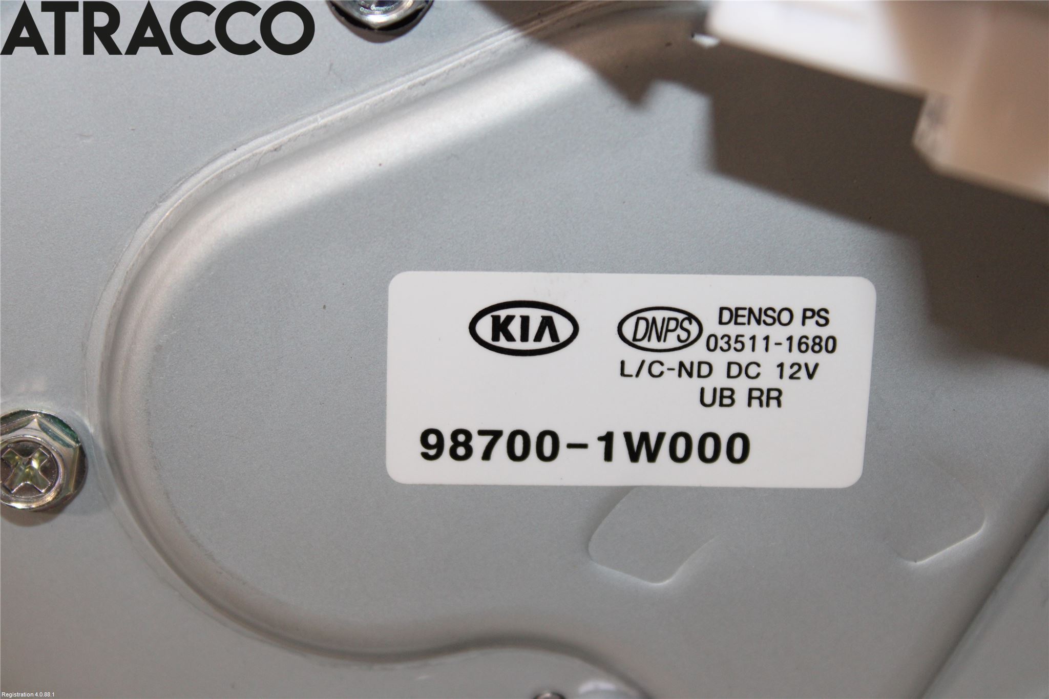 Kia RIO 12-16 Torkarmotor Baklucka