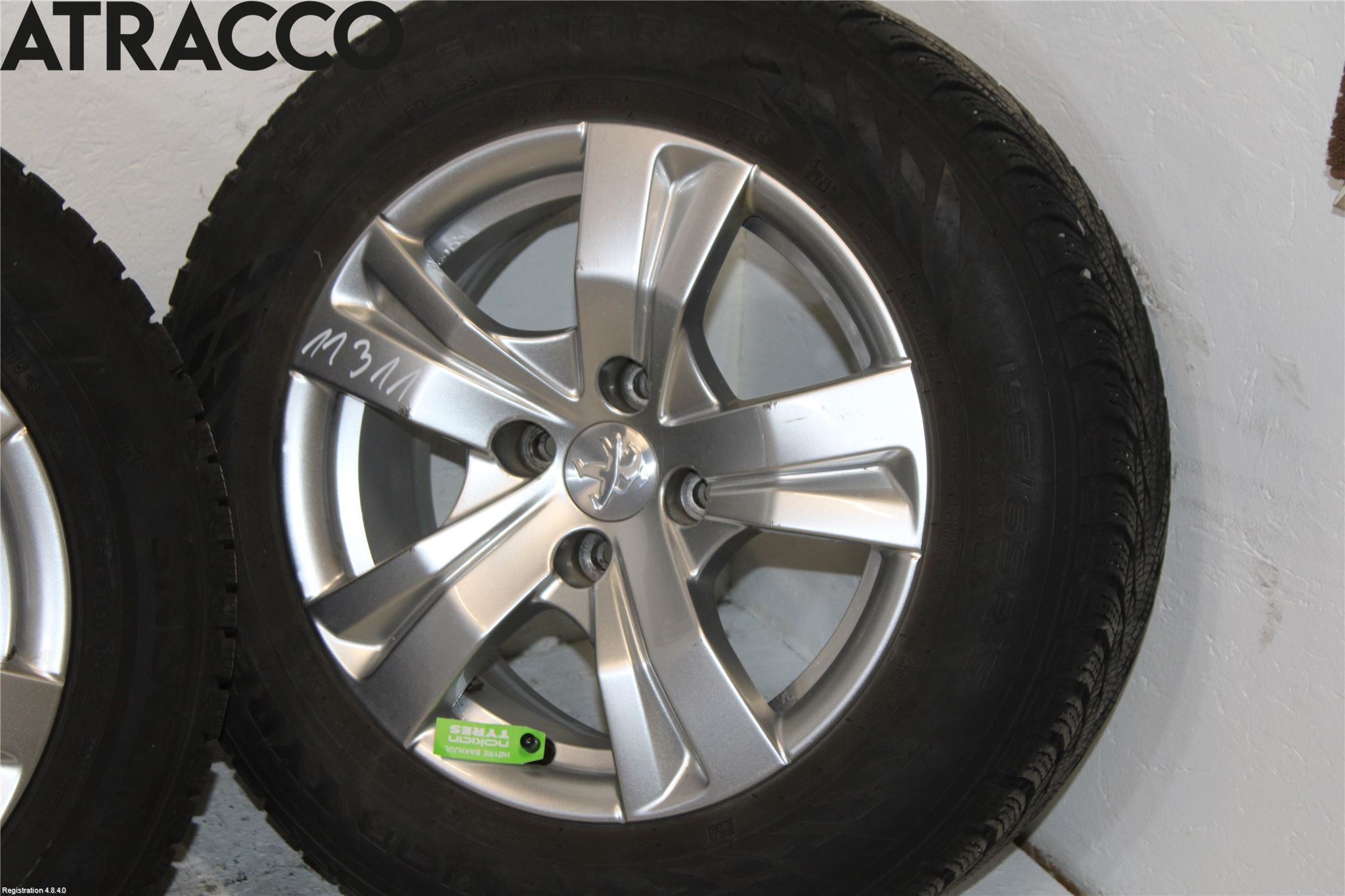 Peugeot 2008 13-20 Vinterdäck Alumfälg 4St