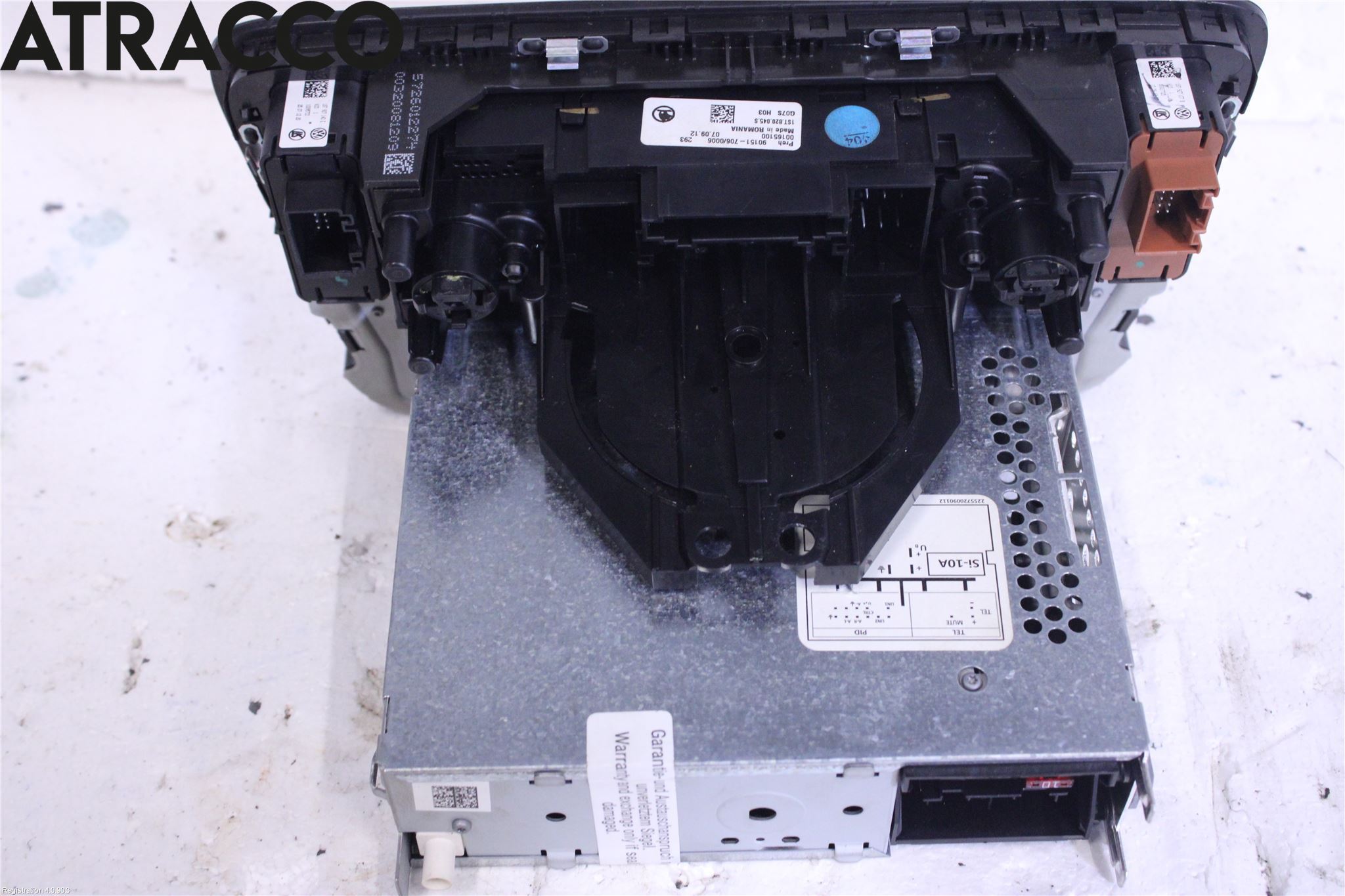 Skoda OCTAVIA (1Z) 05-13 Spak-Rattreglage Radio