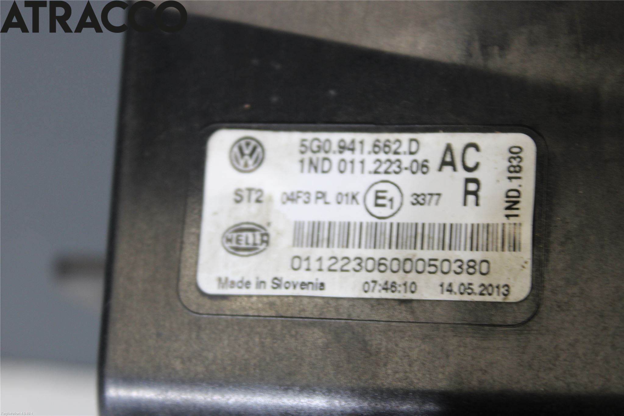 Volkswagen VW GOLF / E-GOLF VII 13-20 Dimljus-Varselljus Fram