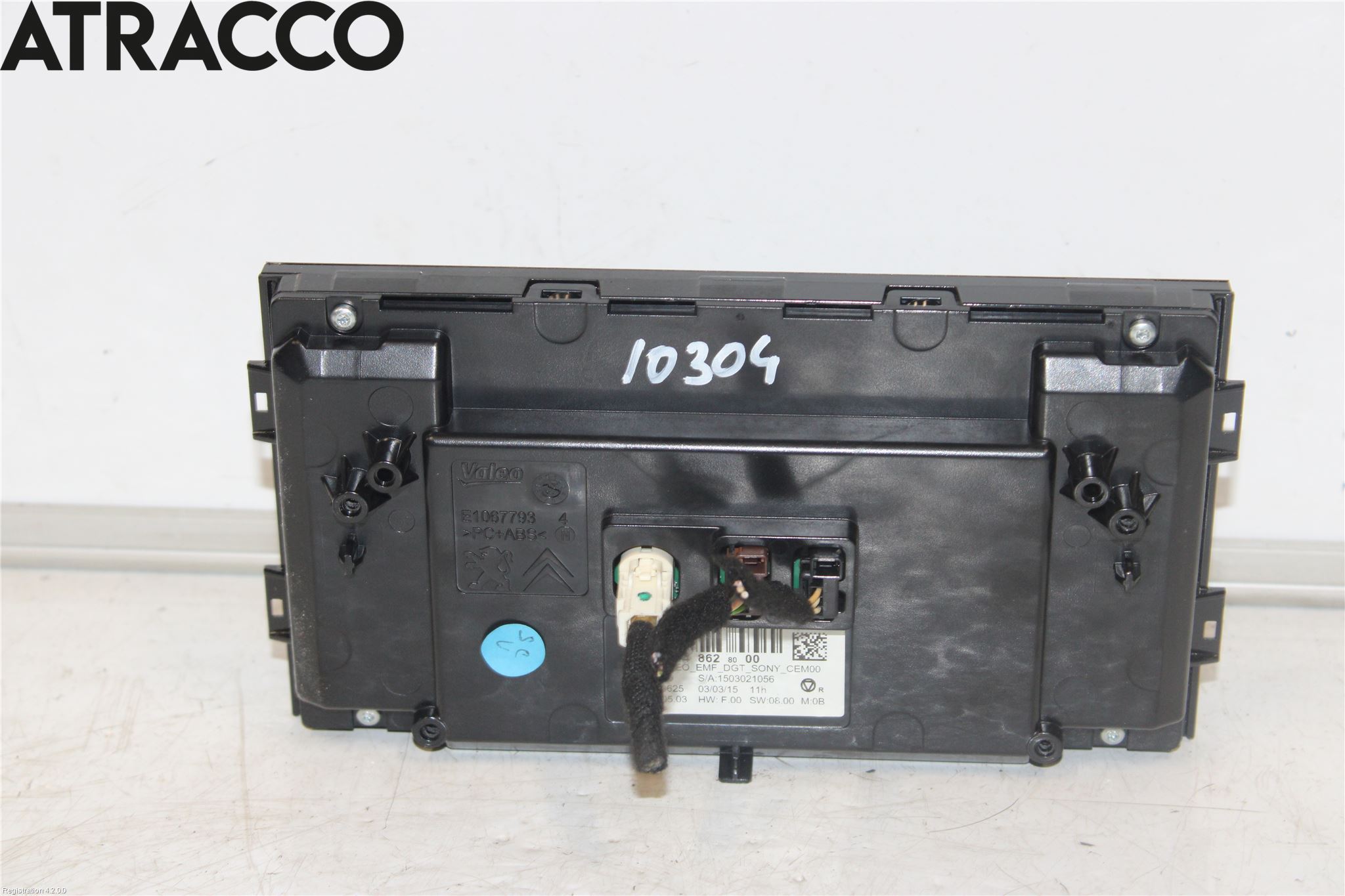 Peugeot 308 14-21 Multifunktionsdisplay