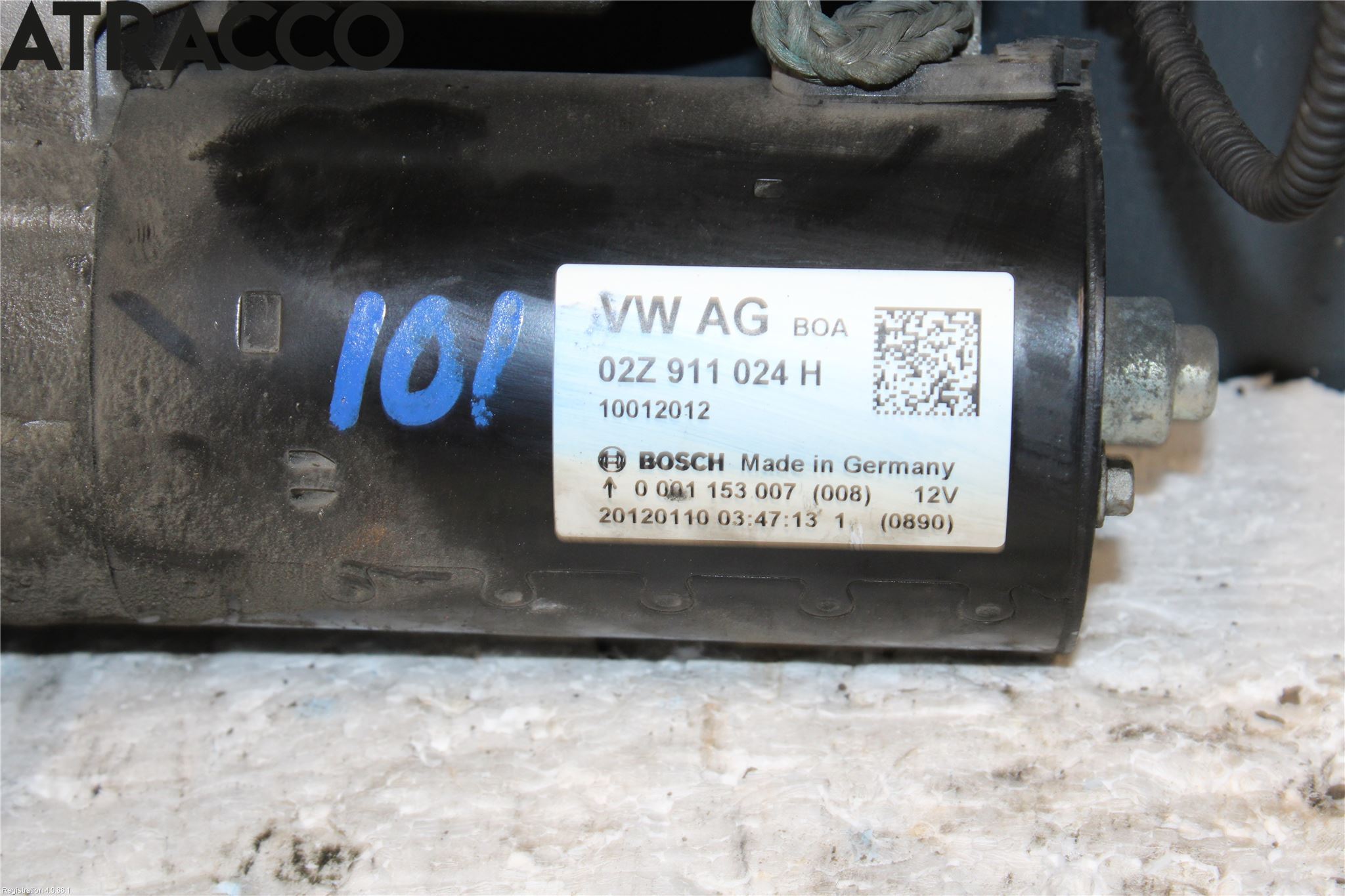 Volkswagen VW GOLF VI 09-13 Startmotor