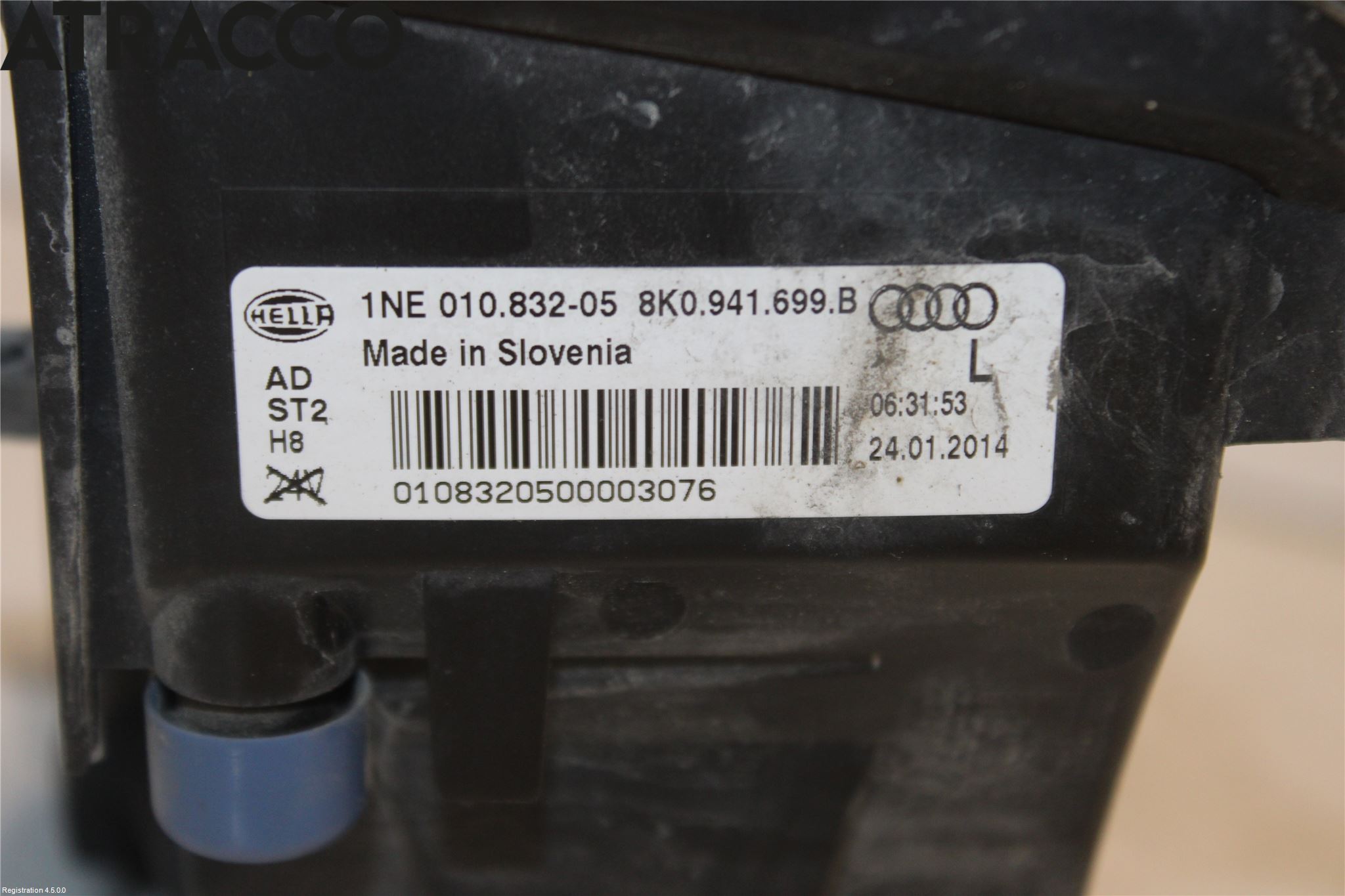 Audi A4 12-15 Dimljus-Varselljus Fram